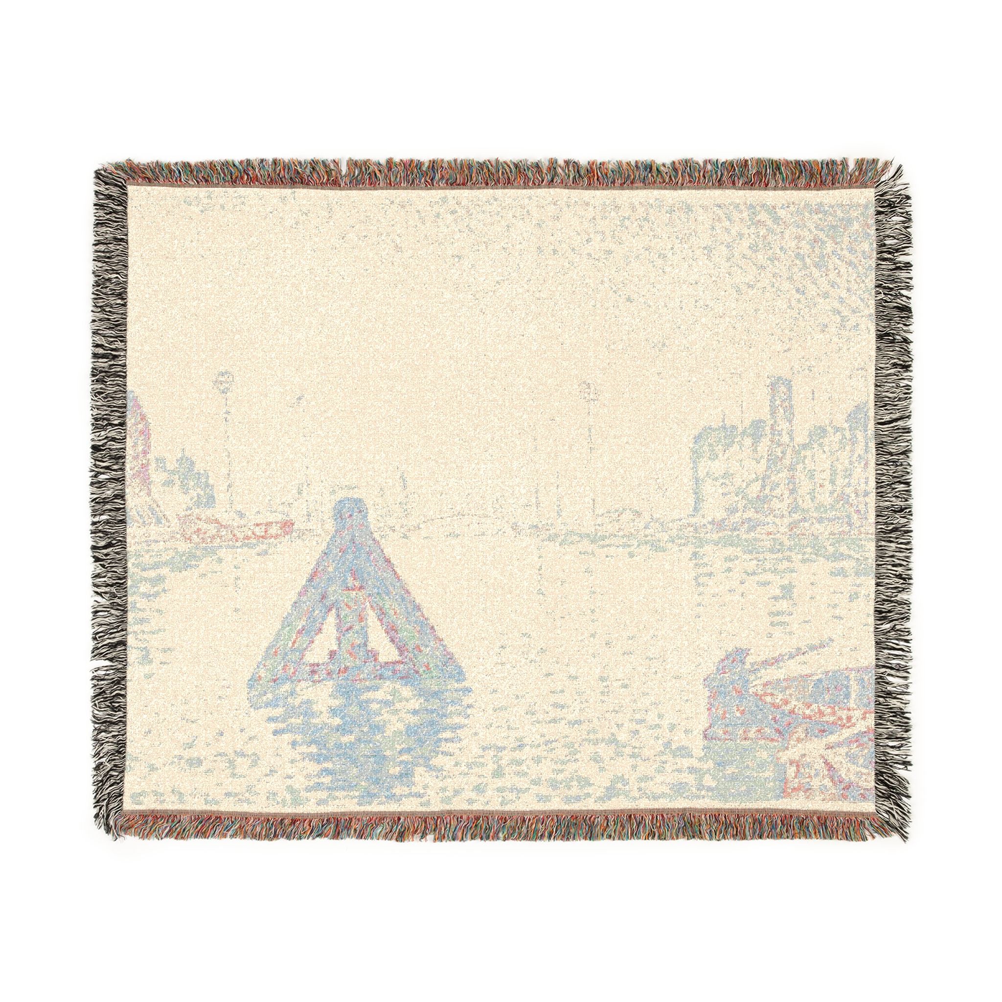 Paul Signac - In Holland—The Buoy | Woven Tapestry Blanket - Image 7