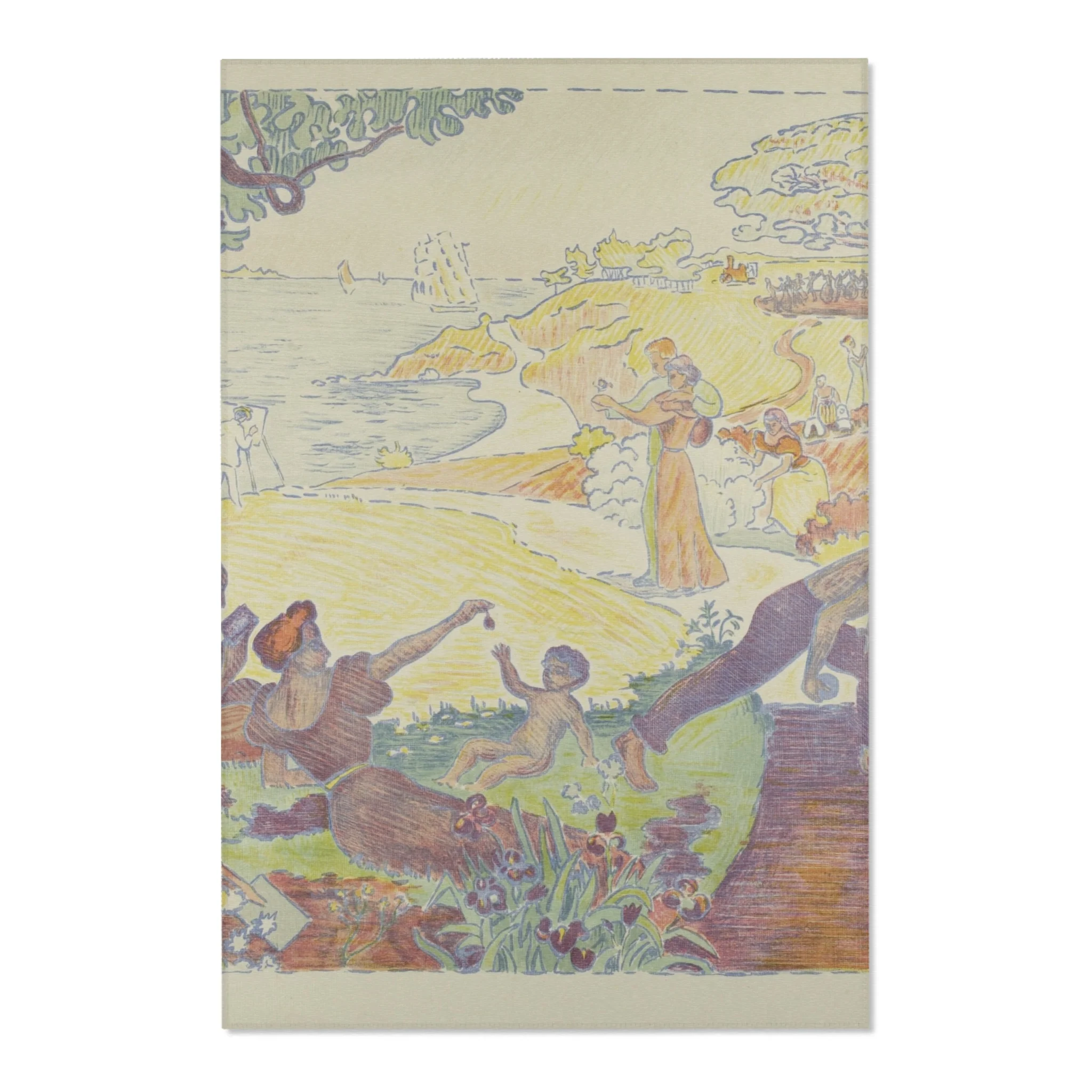 Paul Signac - In Times of Harmony | Area Rug - Image 3