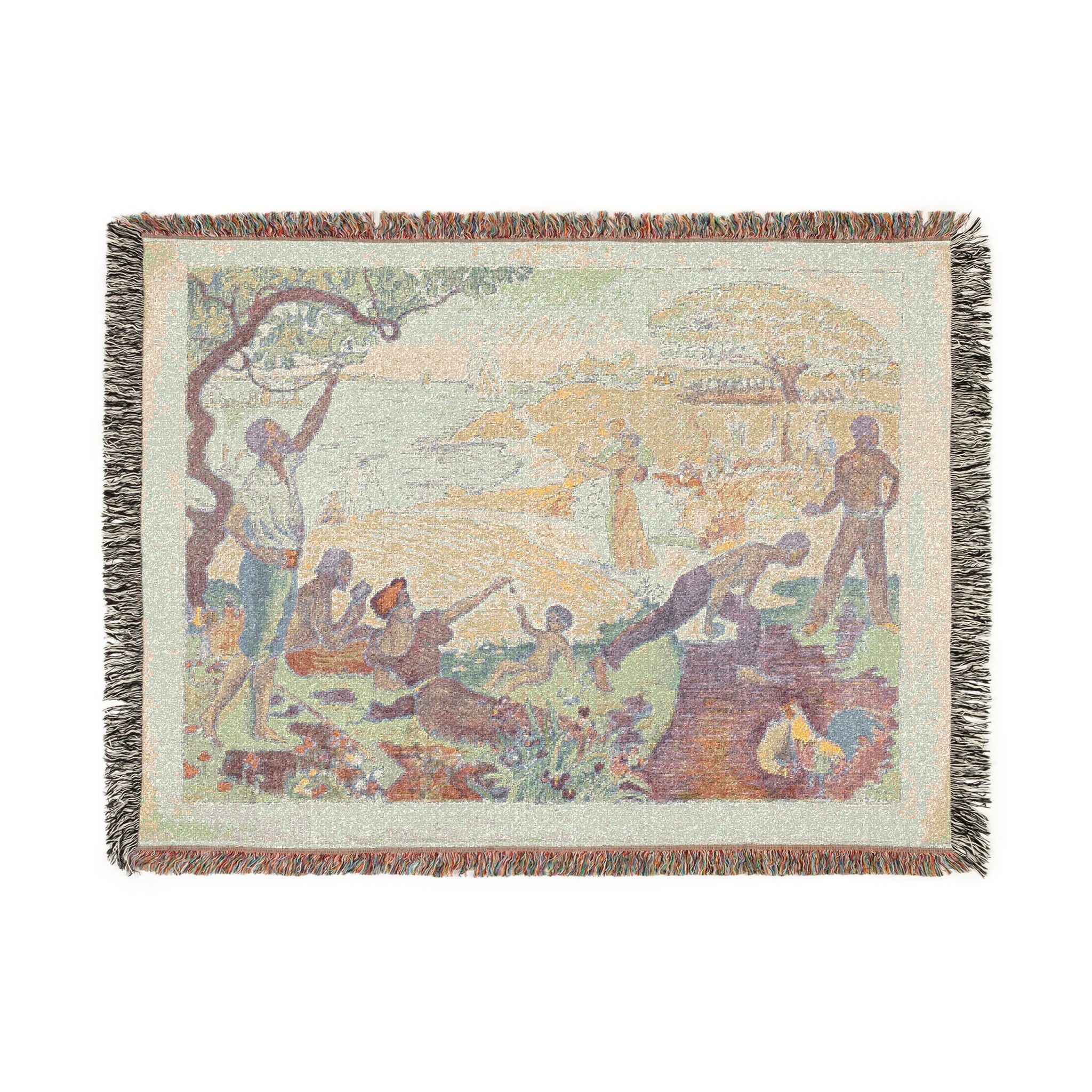 Paul Signac - In Times of Harmony | Woven Tapestry Blanket - Image 10