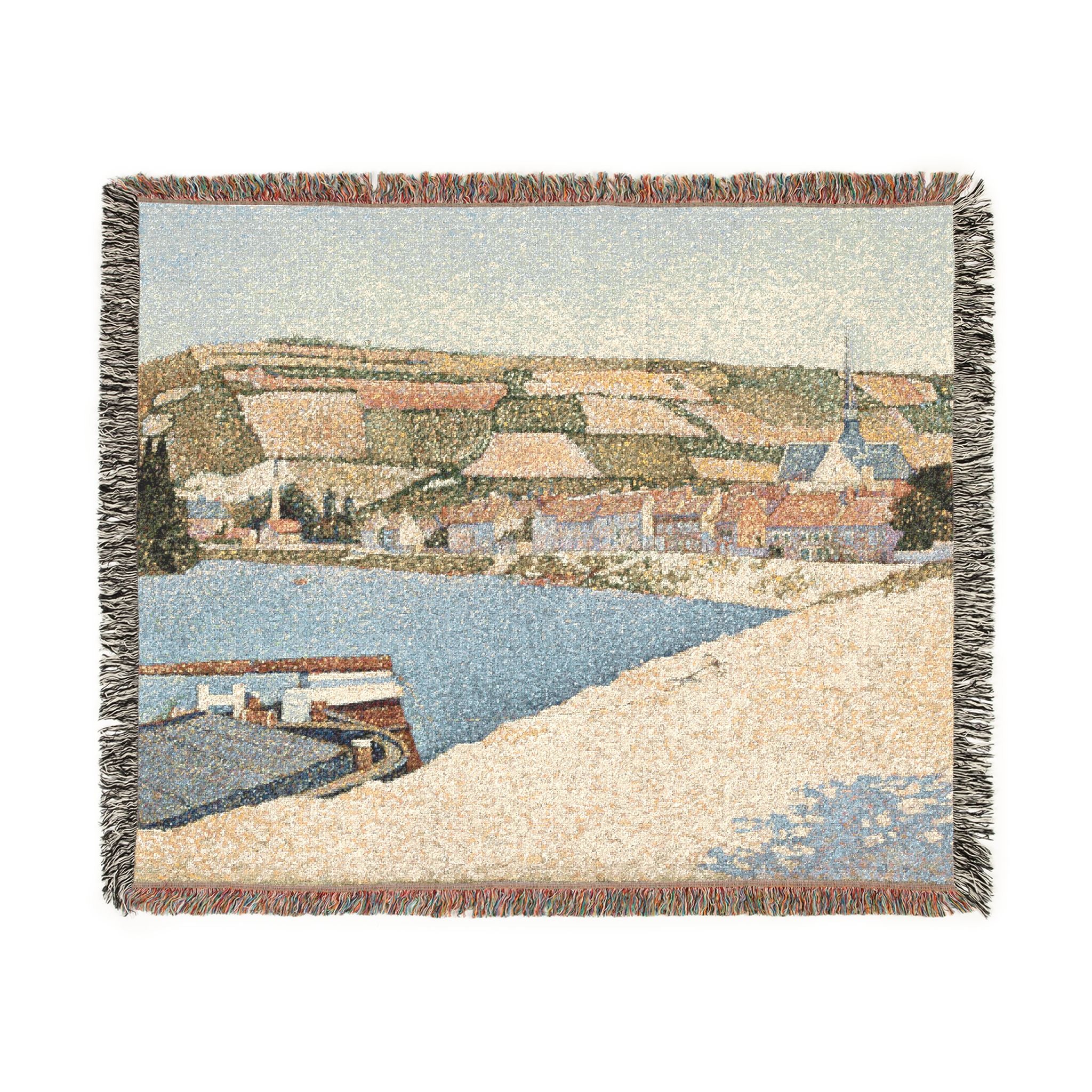 Paul Signac - Les Andelys, Côte d'Aval | Woven Tapestry Blanket - Image 2