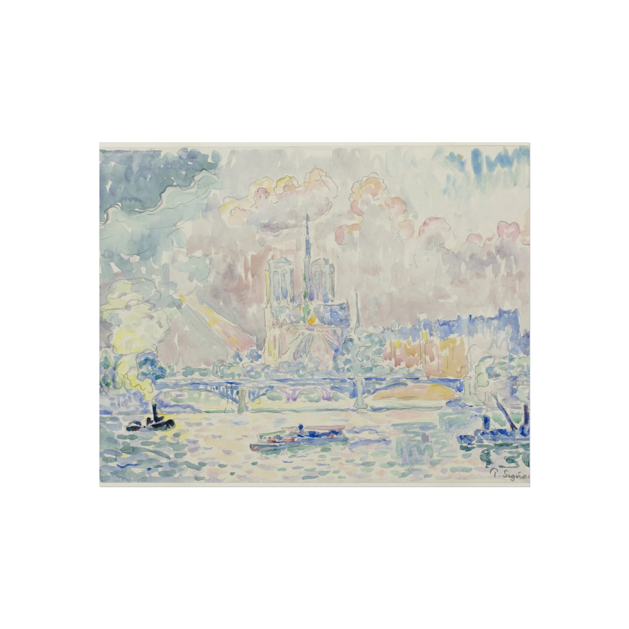 Paul Signac - Notre Dame | Fine Art Poster - Image 2