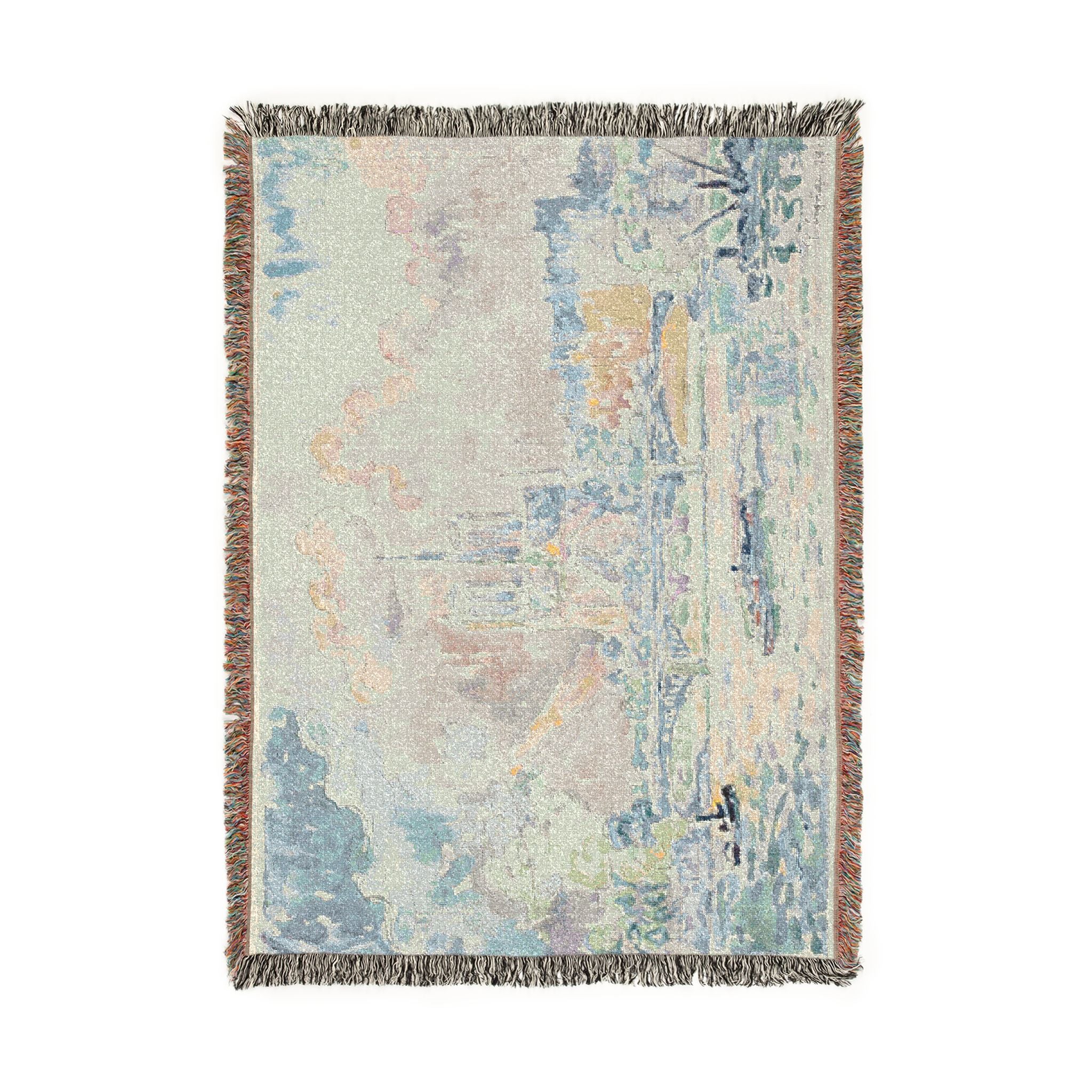 Paul Signac - Notre Dame | Woven Tapestry Blanket - Image 6