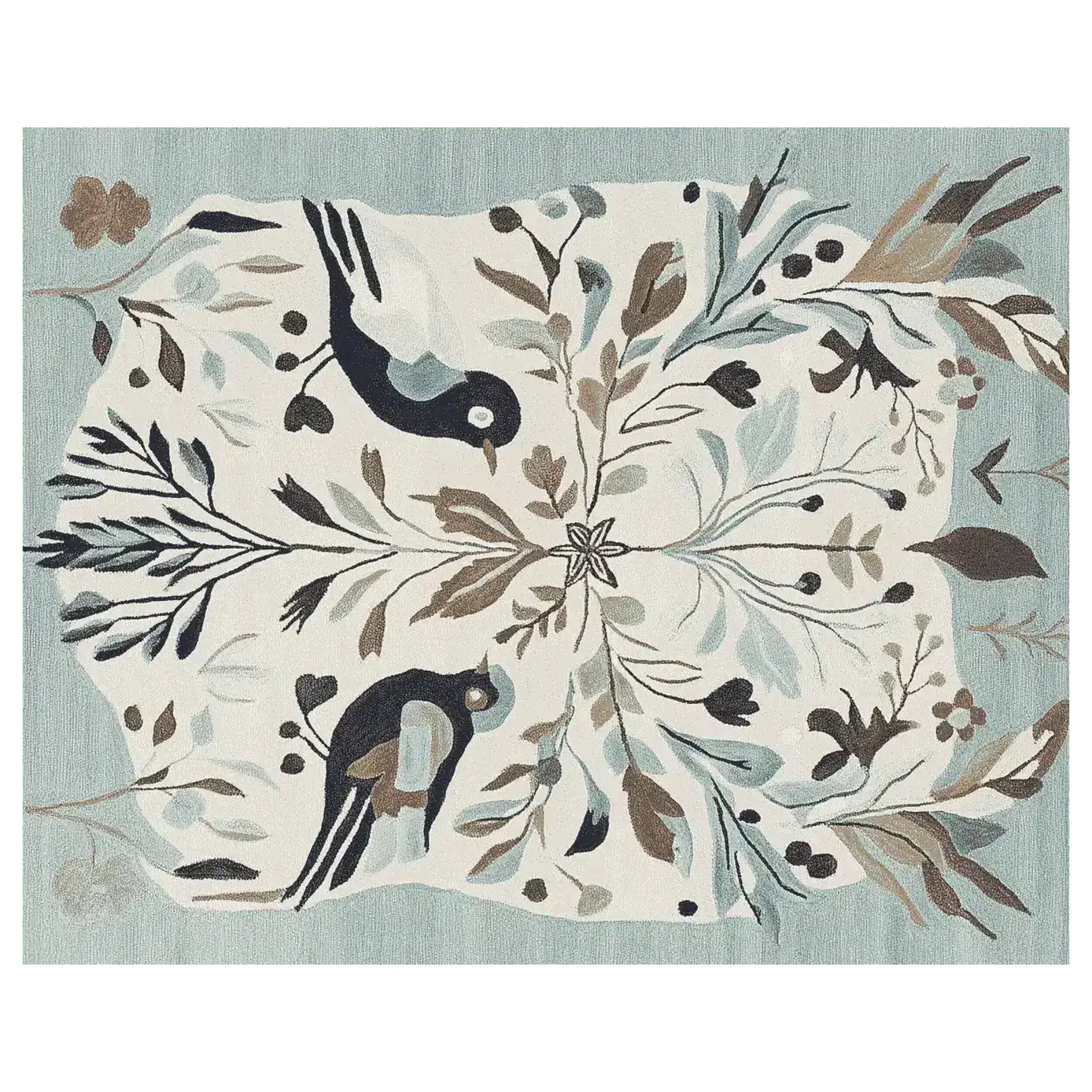 Peaceful Winter Chorus Hand Tufted Rug - Image 3