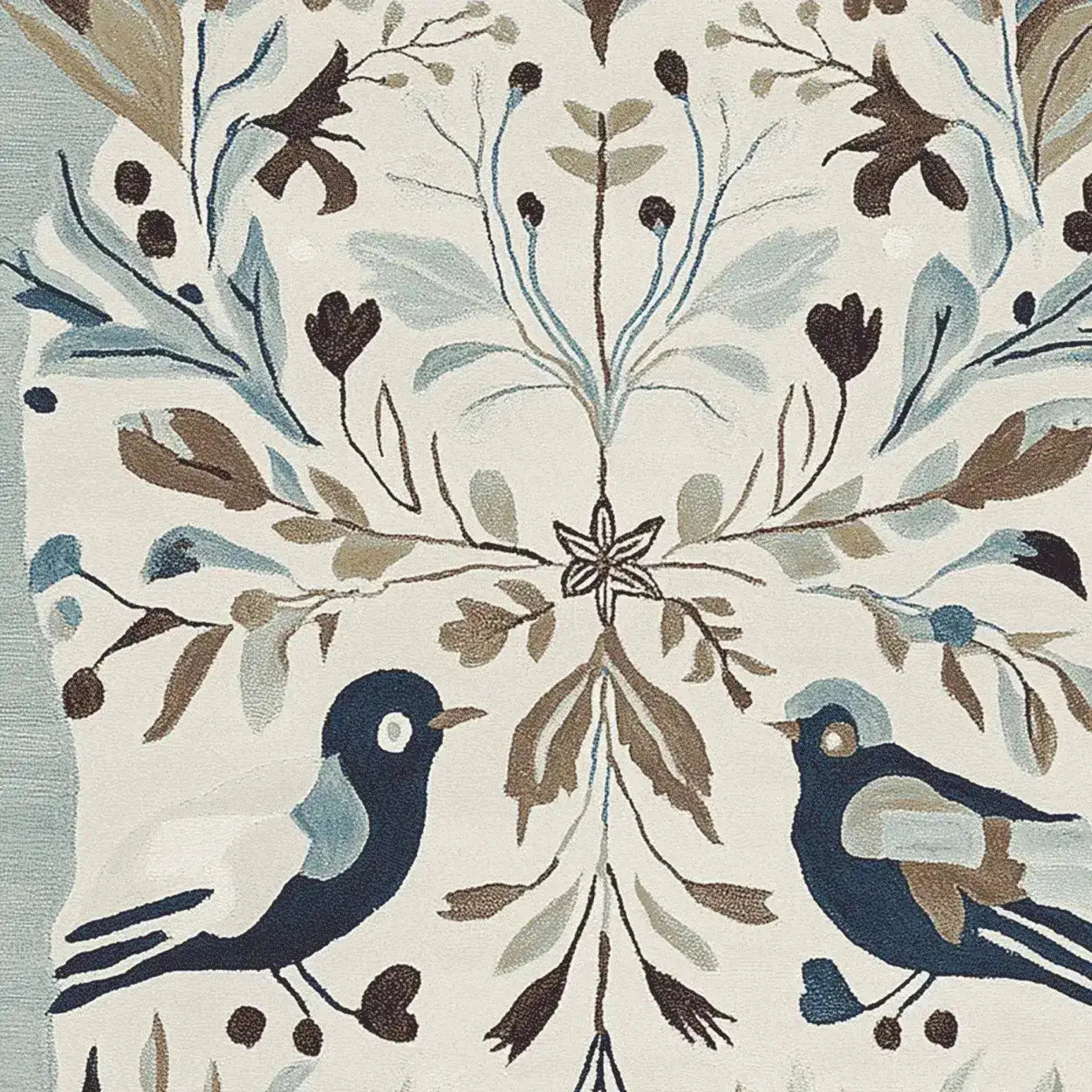 Peaceful Winter Chorus Hand Tufted Rug - Image 5