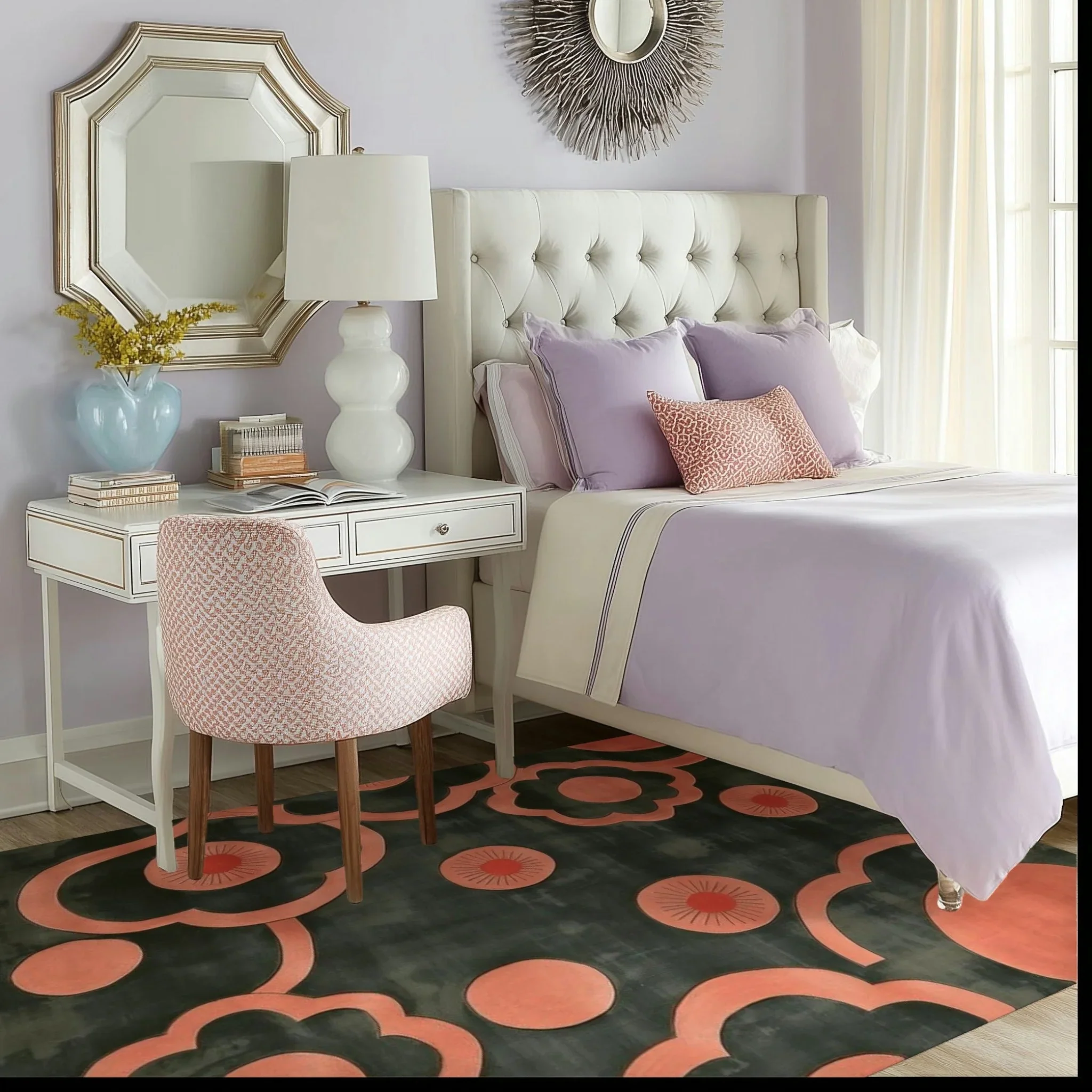Peachy Perception Hand Tufted Rug - Image 6