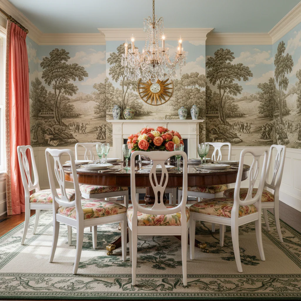 Peacock Dream Hand Tufted Wool Rug - Image 2
