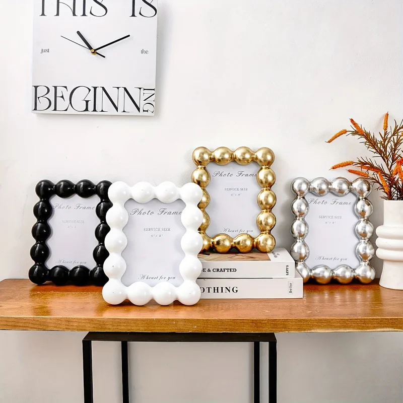 Pearl Bead Resin Photo Frame