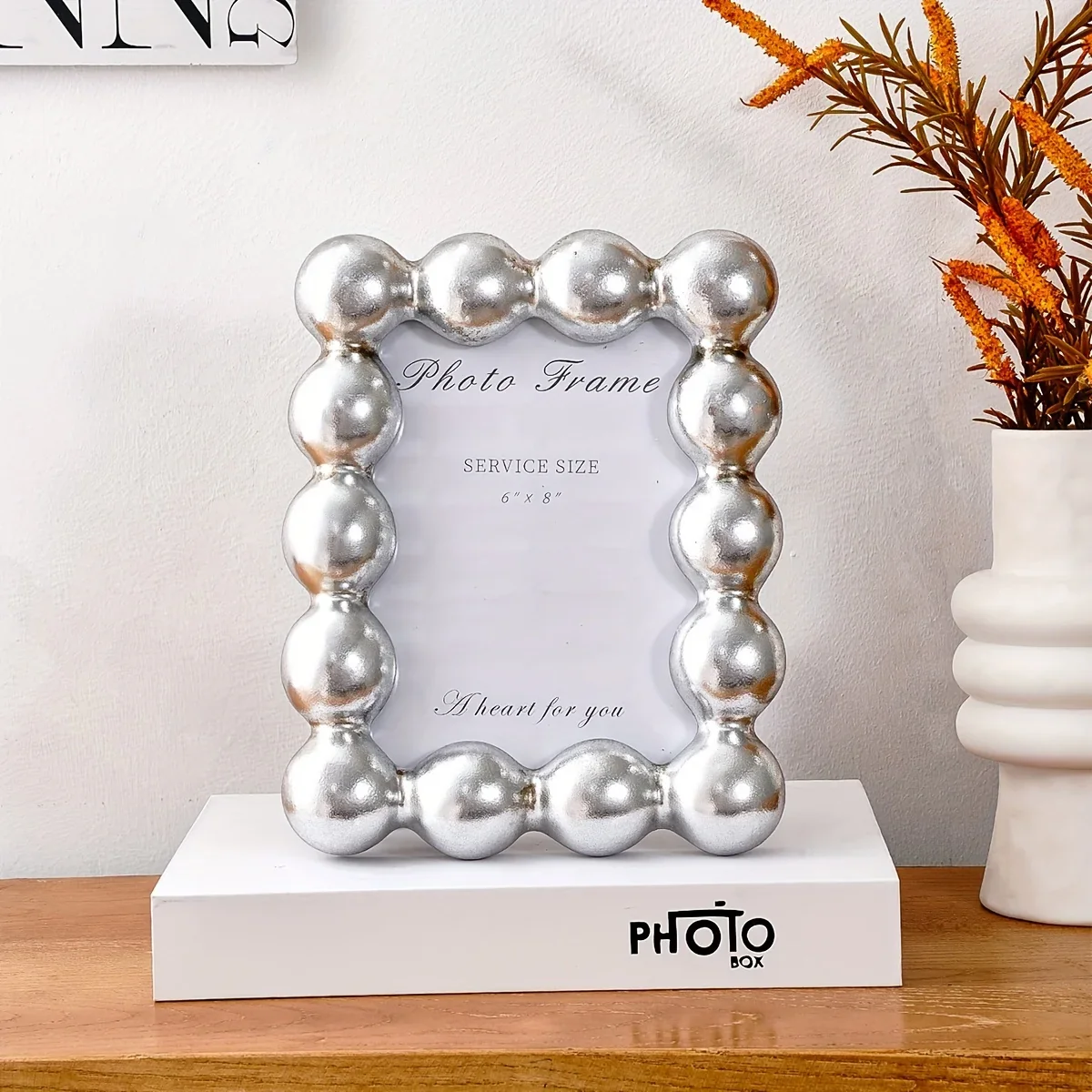 Pearl Bead Resin Photo Frame - Image 11