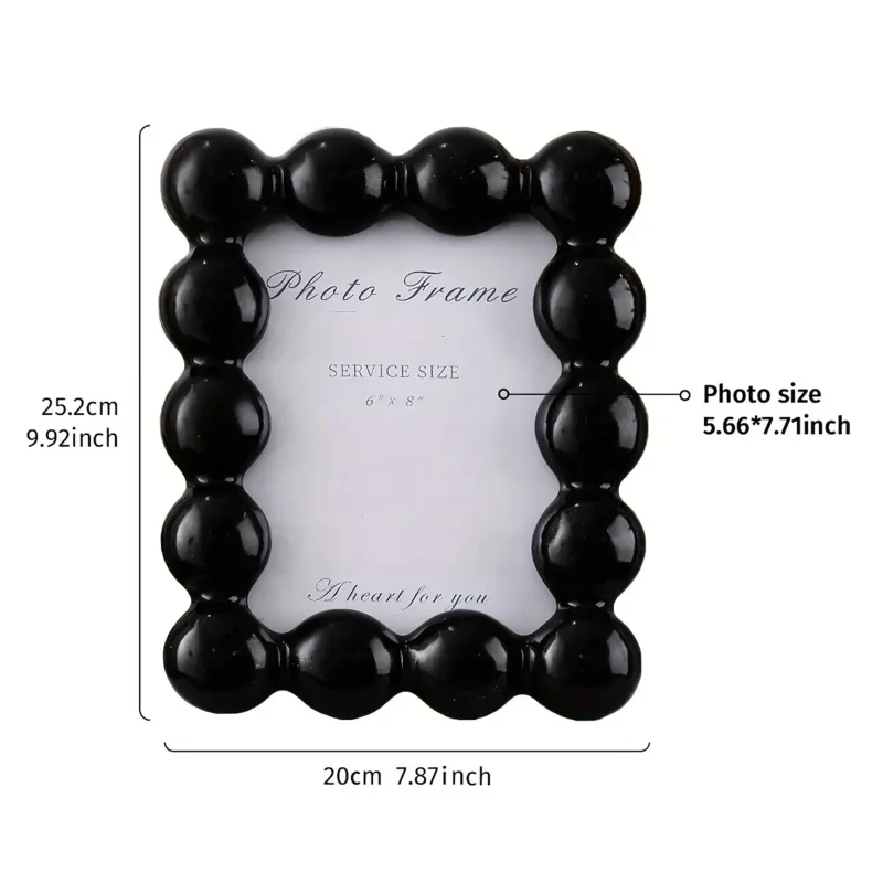 Pearl Bead Resin Photo Frame - Image 6