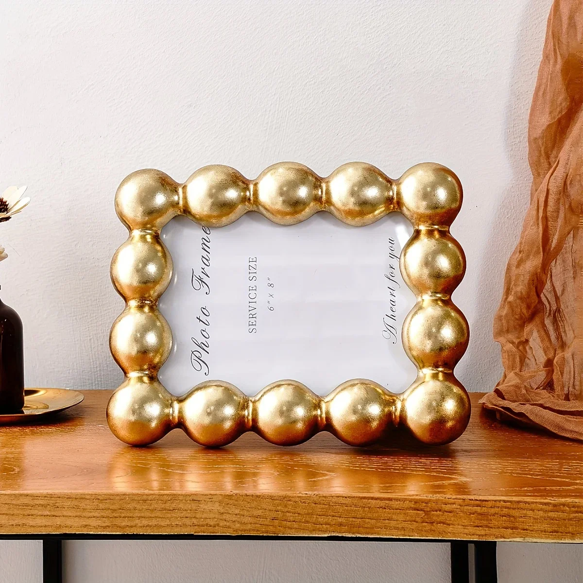 Pearl Bead Resin Photo Frame - Image 7