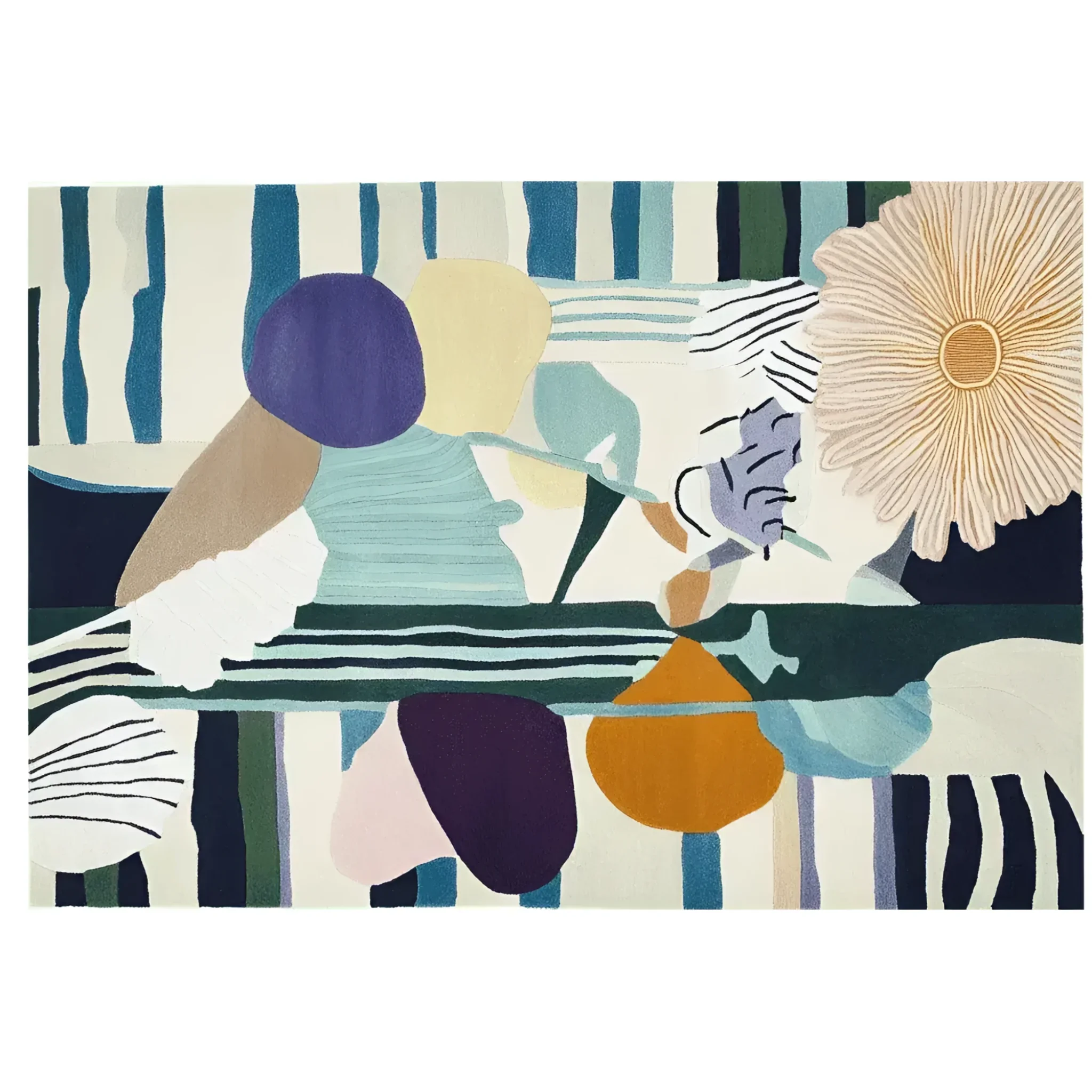 Petal Chaos Hand Tufted Rug - Image 4