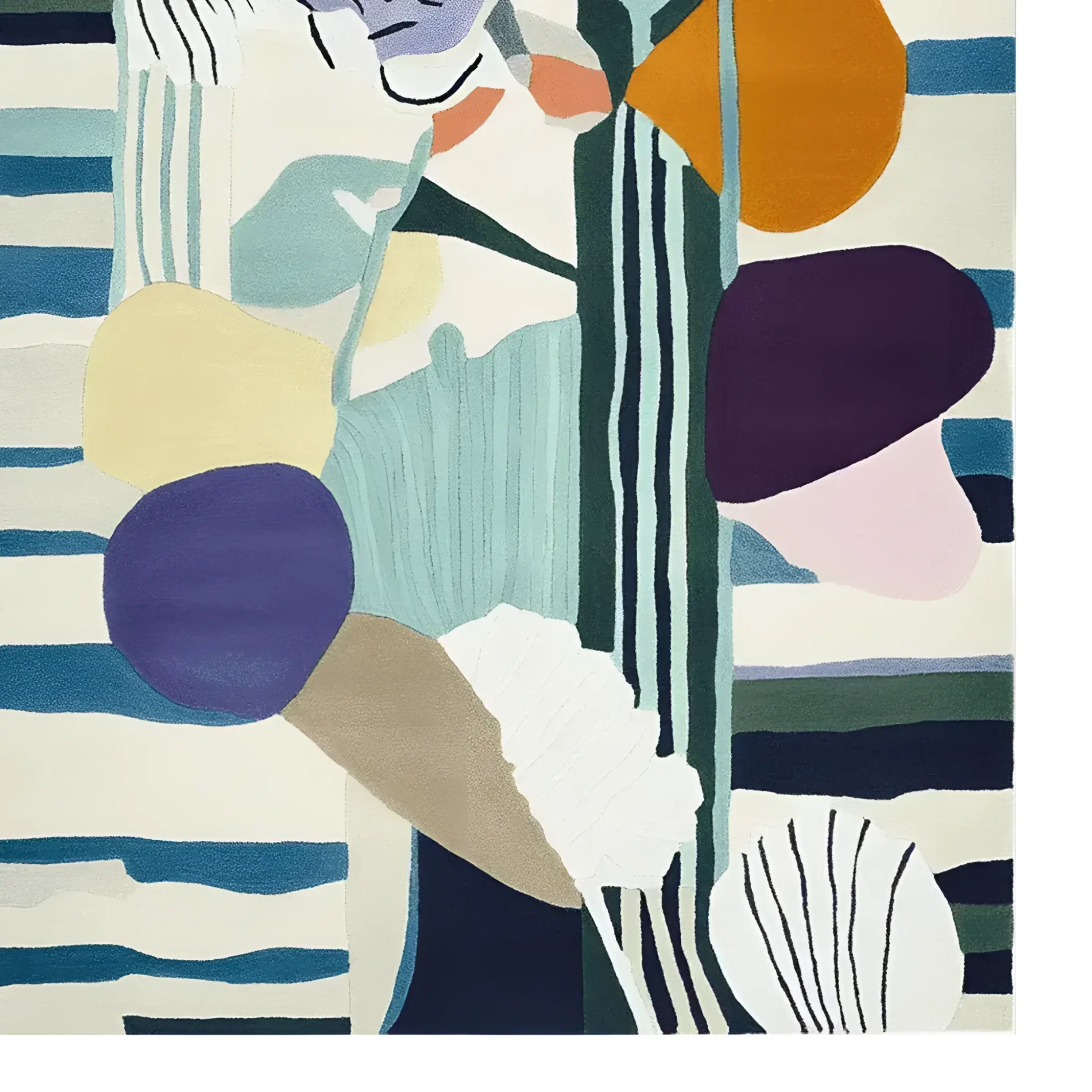 Petal Chaos Hand Tufted Rug - Image 5