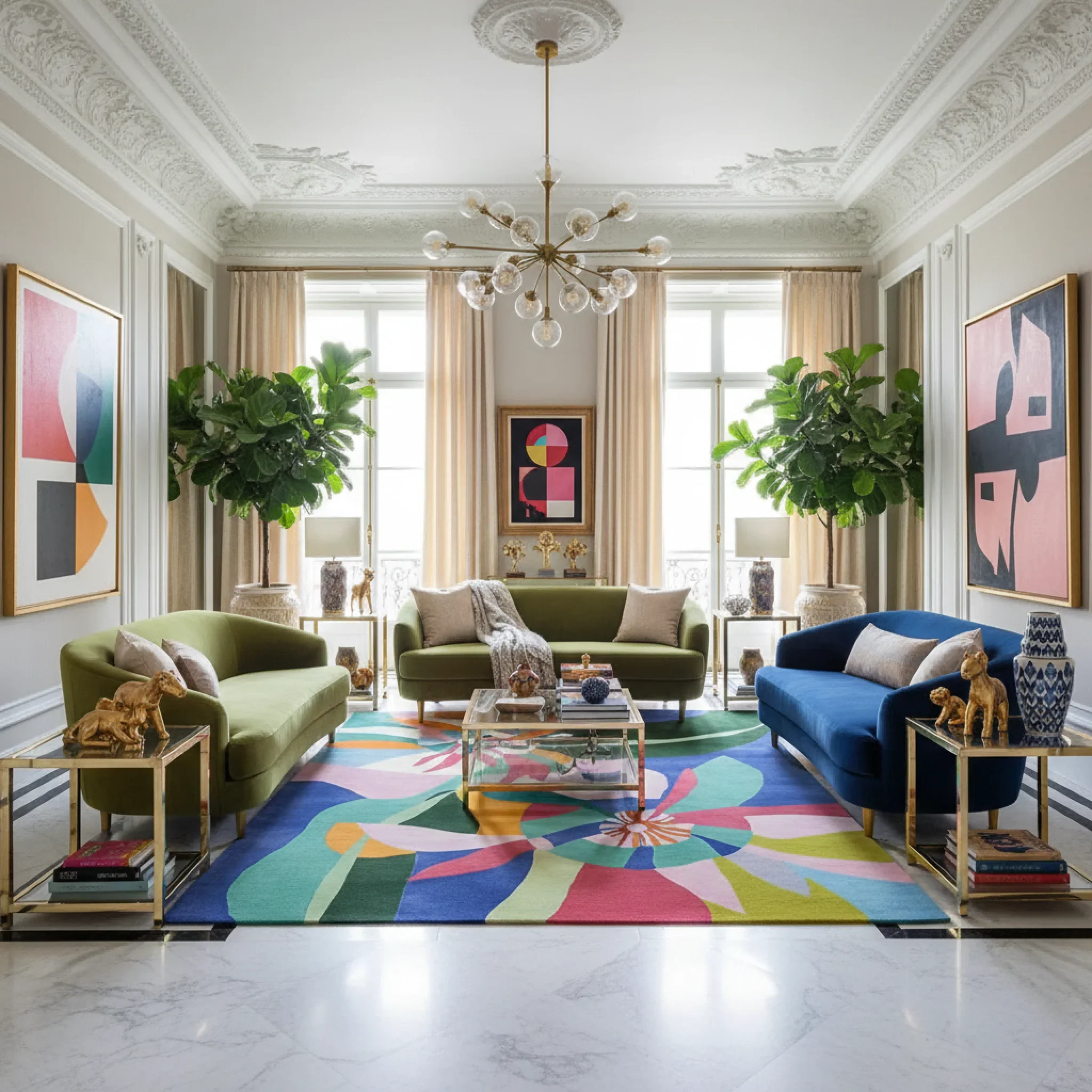 Petalscape Layers Hand Tufted Rug - Image 3
