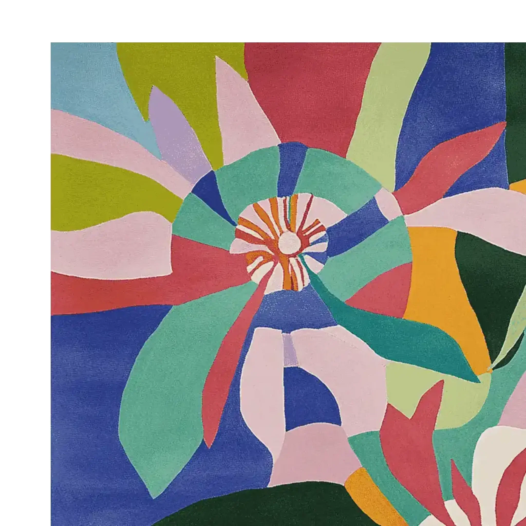 Petalscape Layers Hand Tufted Rug - Image 4