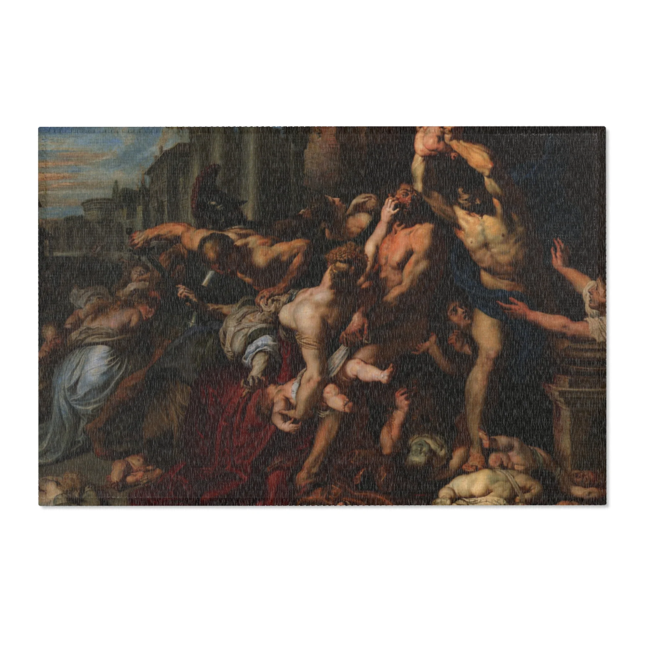 Peter Paul Rubens Massacre of the Innocents | Area Rug - Image 4