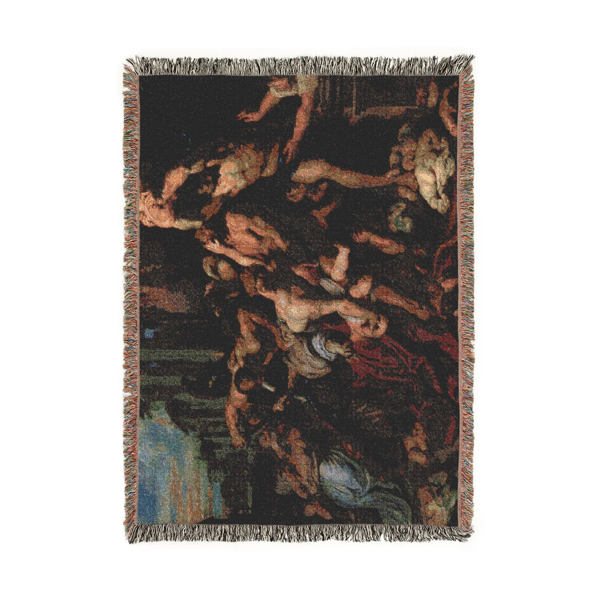 Peter Paul Rubens Massacre of the Innocents | Woven Tapestry Blanket - Image 6