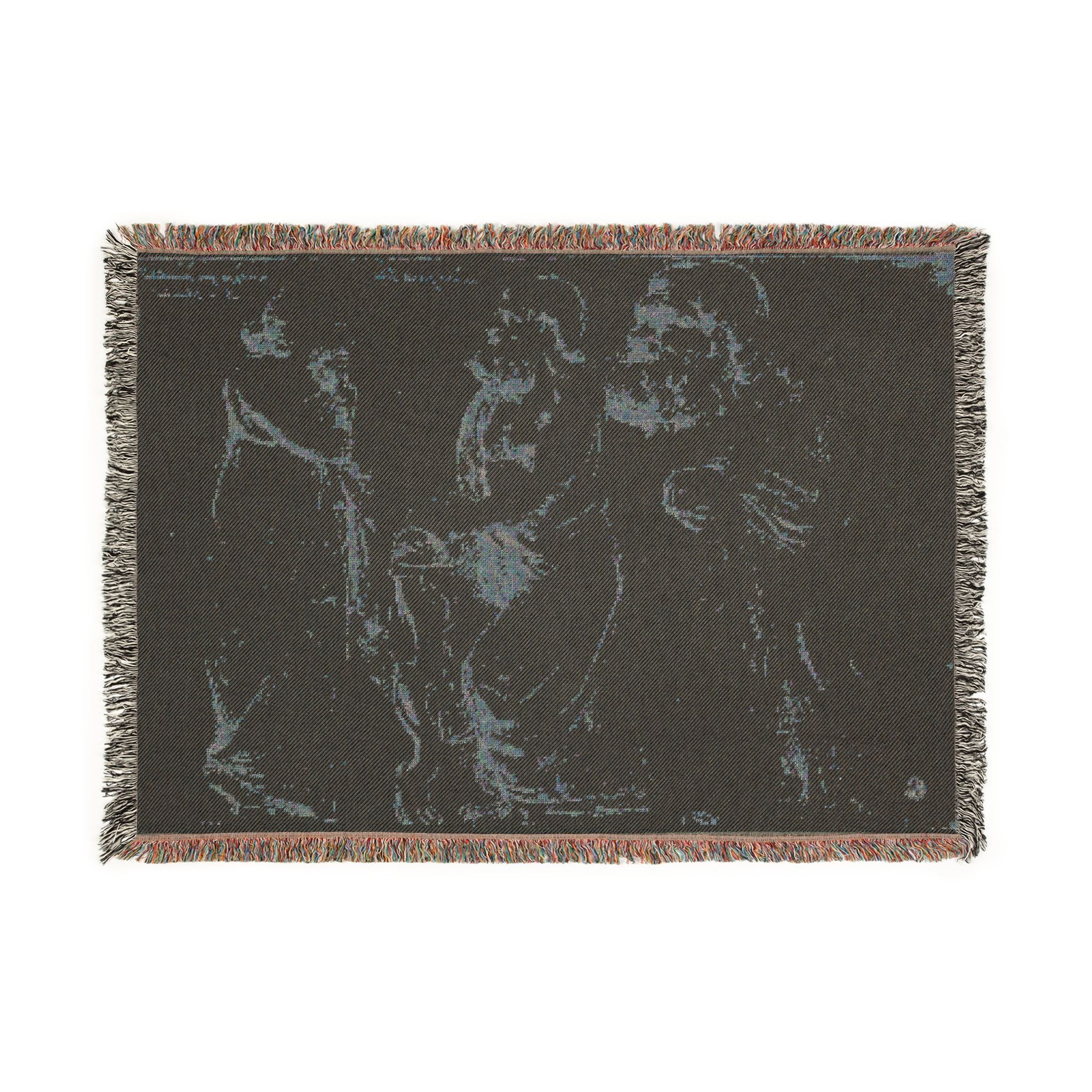 Peter Paul Rubens - Studies of a Roman Sarcophagus | Woven Tapestry Blanket - Image 4