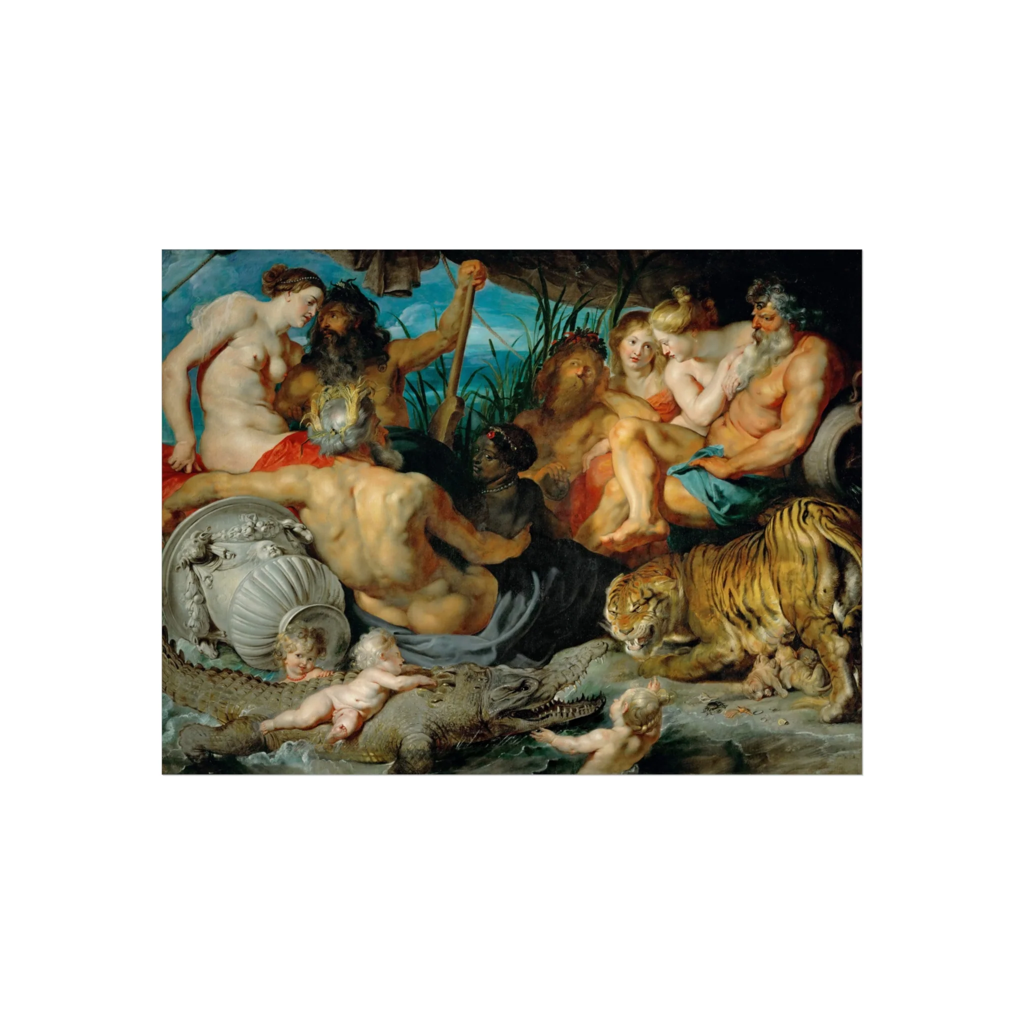 Peter Paul Rubens - The Four Continents | Fine Art Poster - Image 3