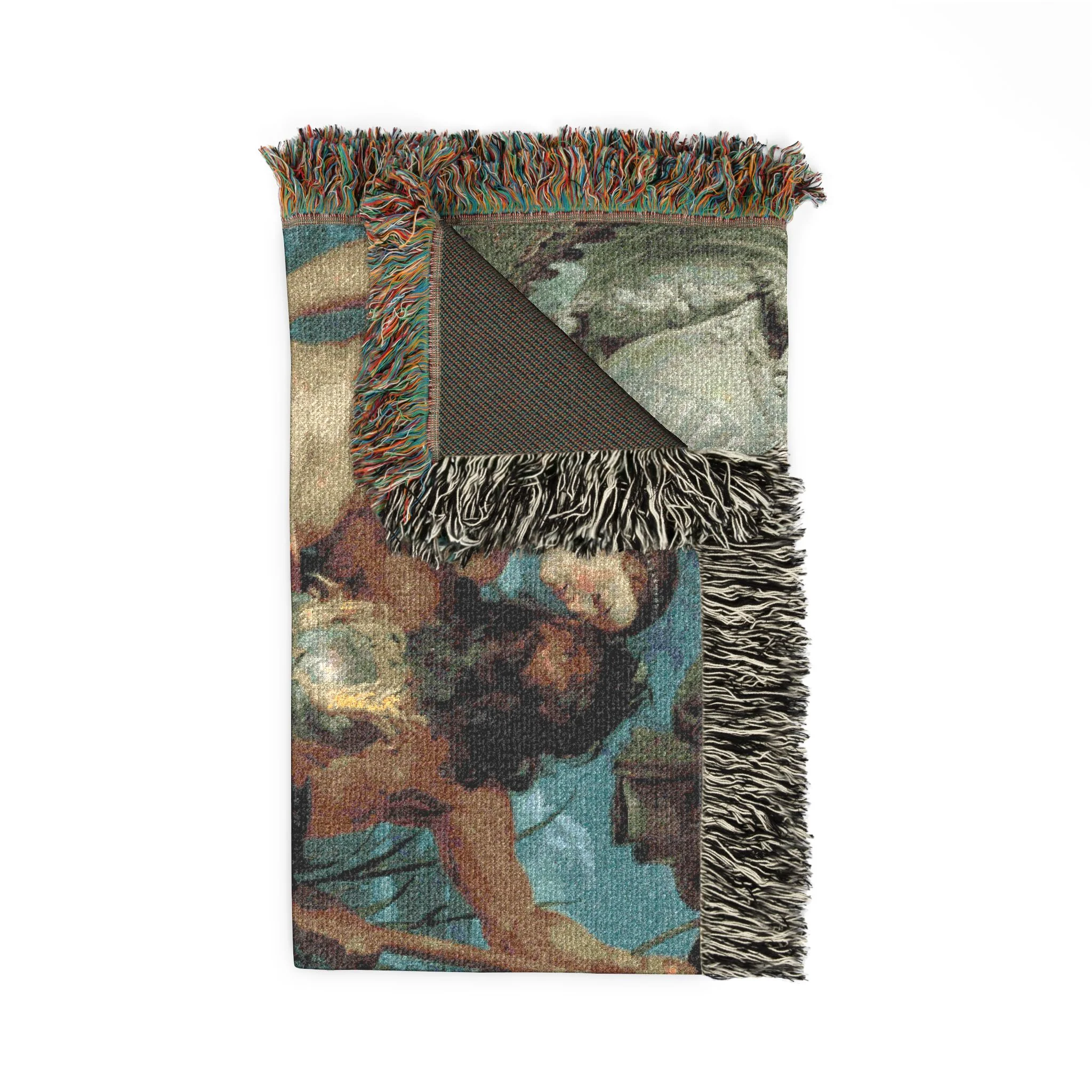 Peter Paul Rubens - The Four Continents | Woven Tapestry Blanket - Image 5