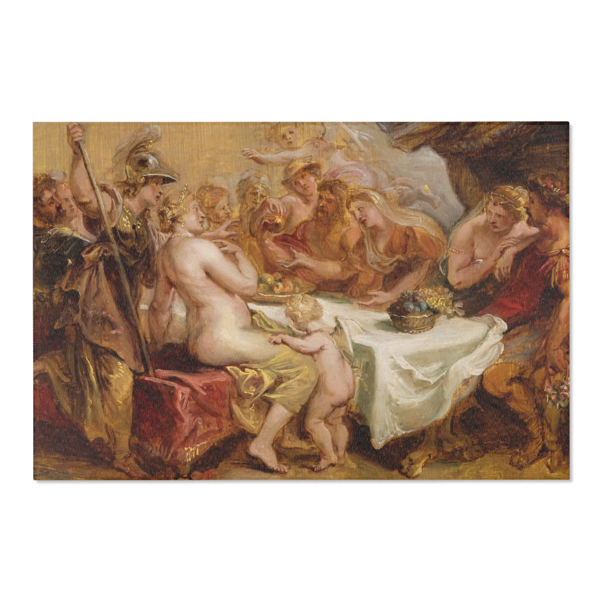 Peter Paul Rubens - The Wedding of Peleus and Thetis | Area Rug - Image 6