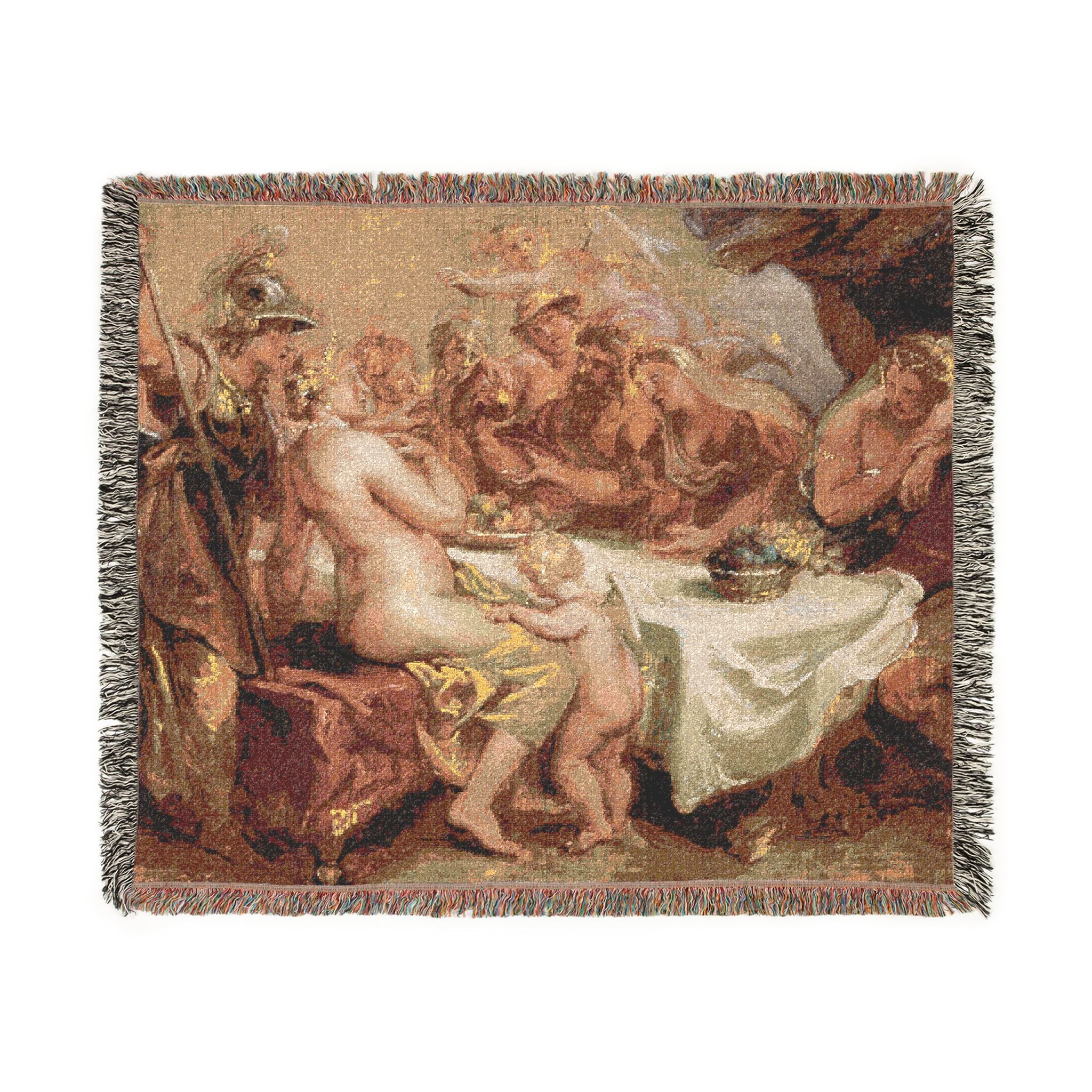 Peter Paul Rubens - The Wedding of Peleus and Thetis | Woven Tapestry Blanket - Image 7