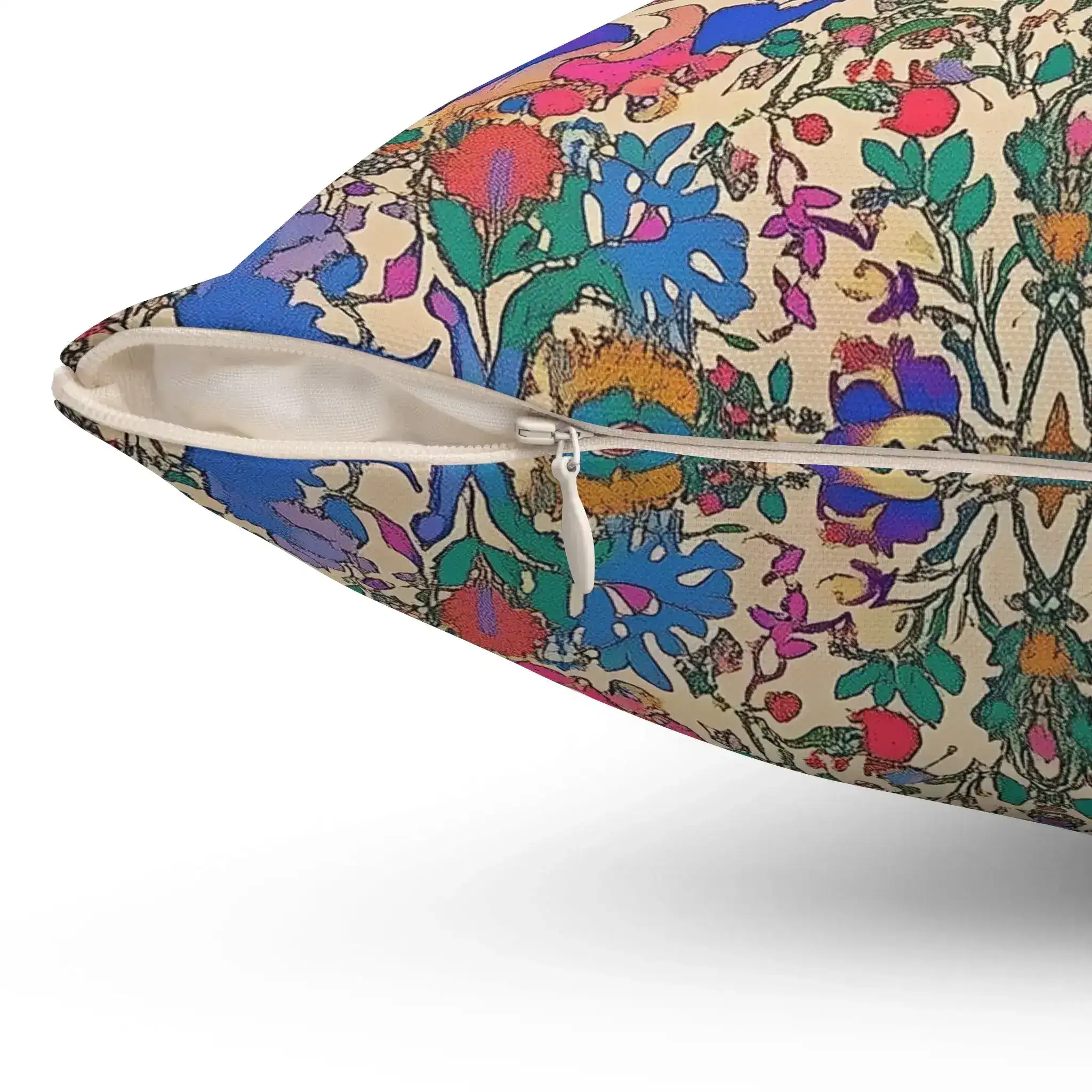 Phoenix Garden Radiance Throw Pillow - Image 3