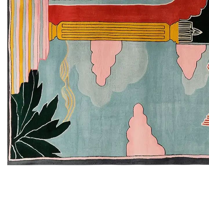 Phoenix Sky Citadel Hand Tufted Wool Rug - Image 4