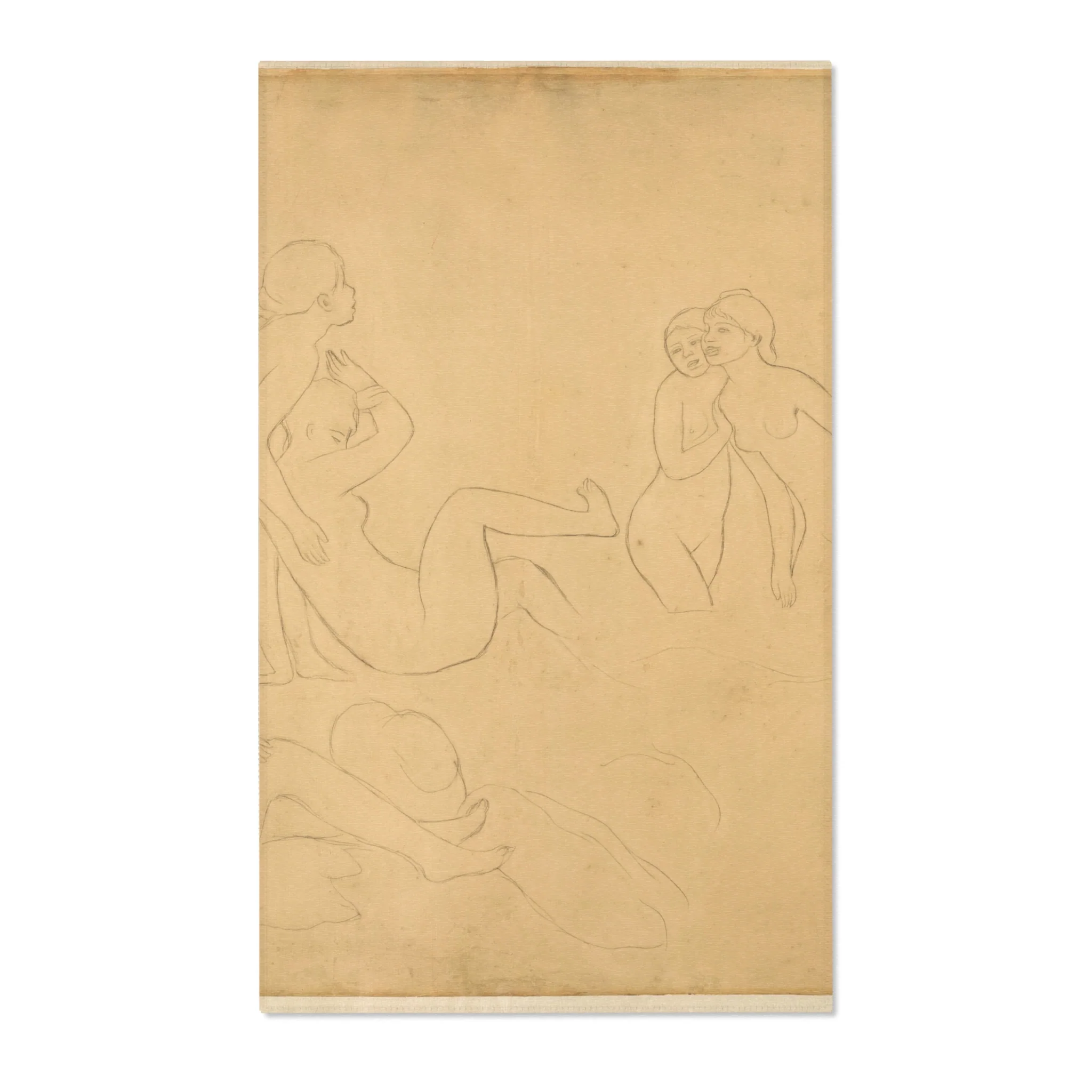 Pierre-Auguste Renoir - Bathers in a Forest | Area Rug - Image 2