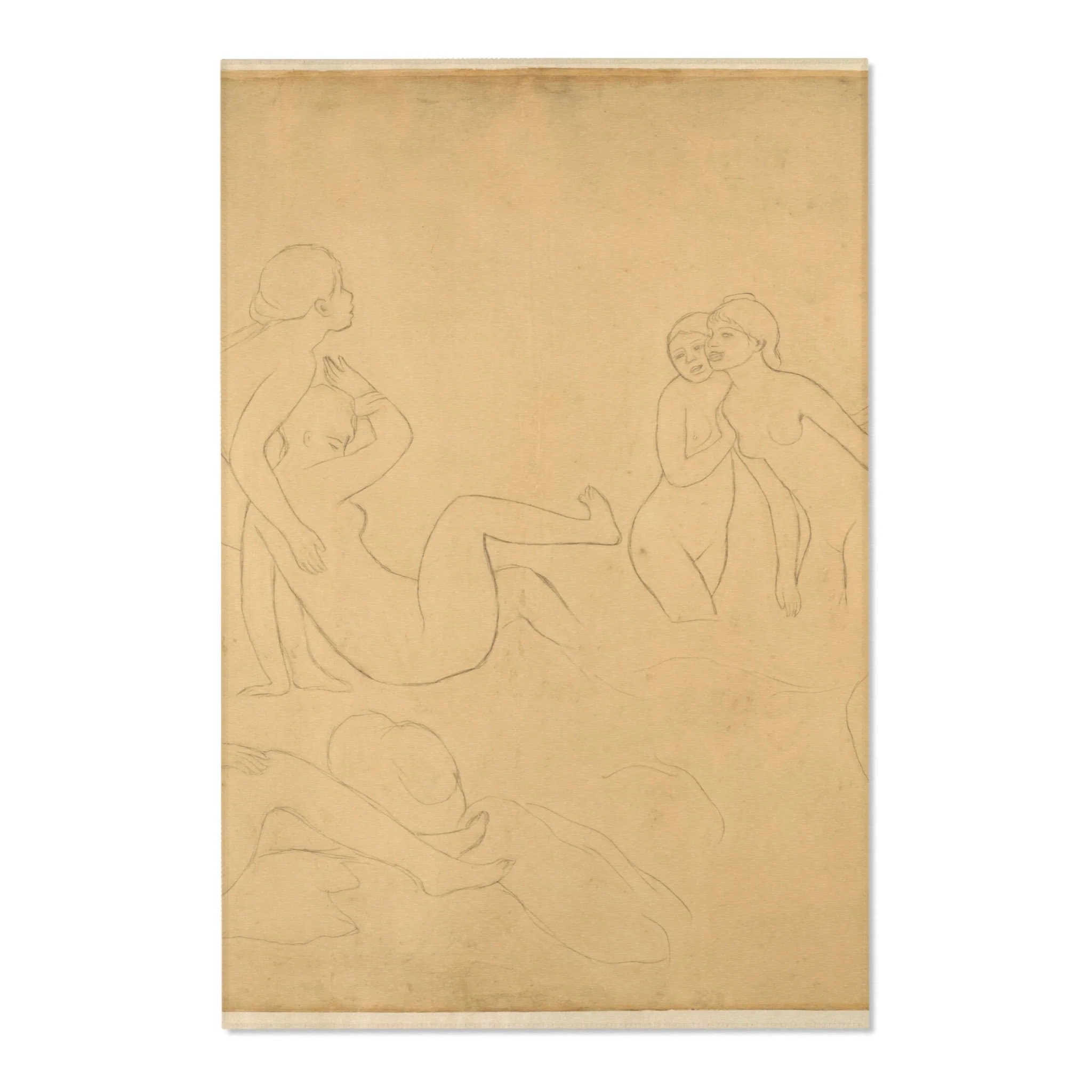 Pierre-Auguste Renoir - Bathers in a Forest | Area Rug - Image 3