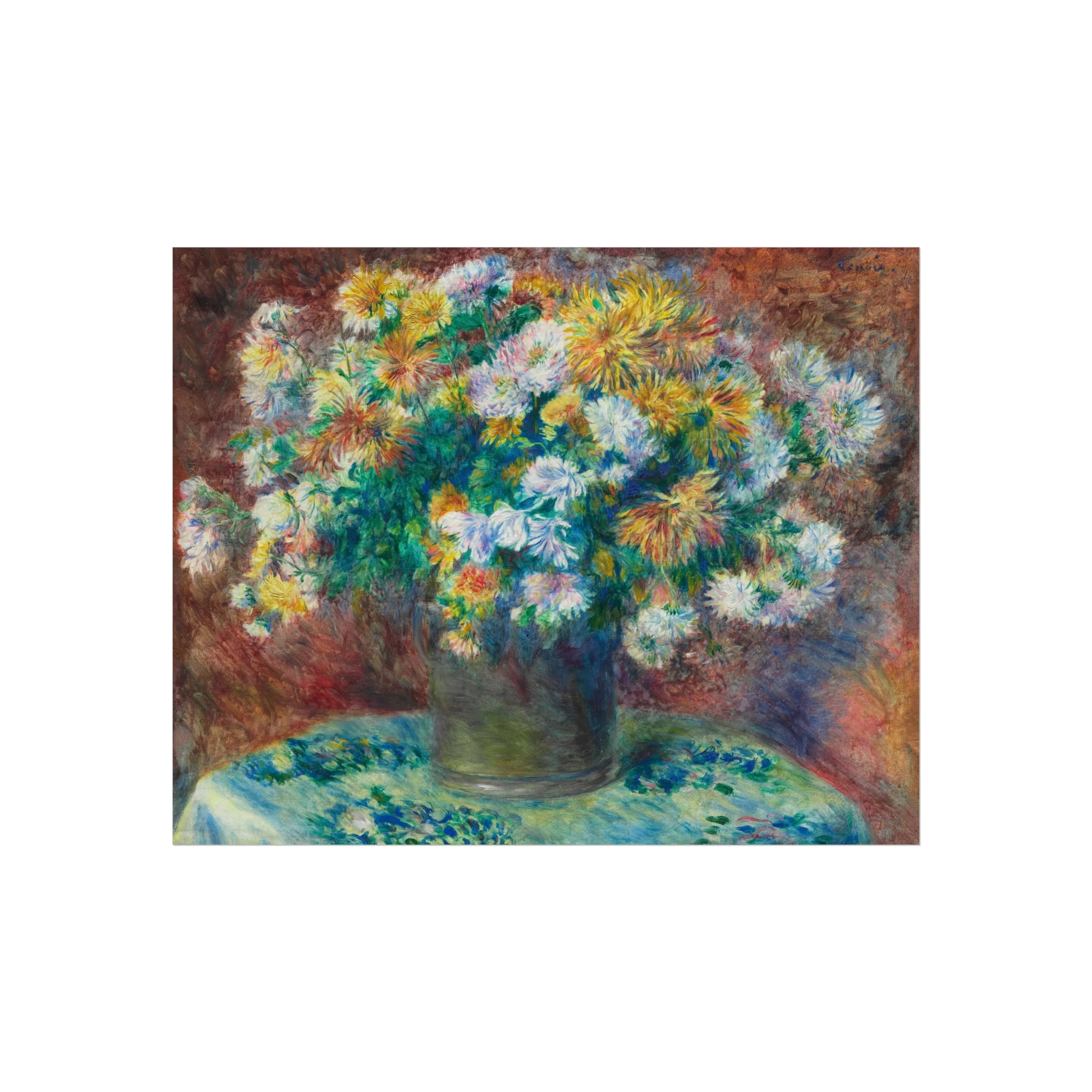 Pierre-Auguste Renoir - Chrysanthemums | Fine Art Poster - Image 2