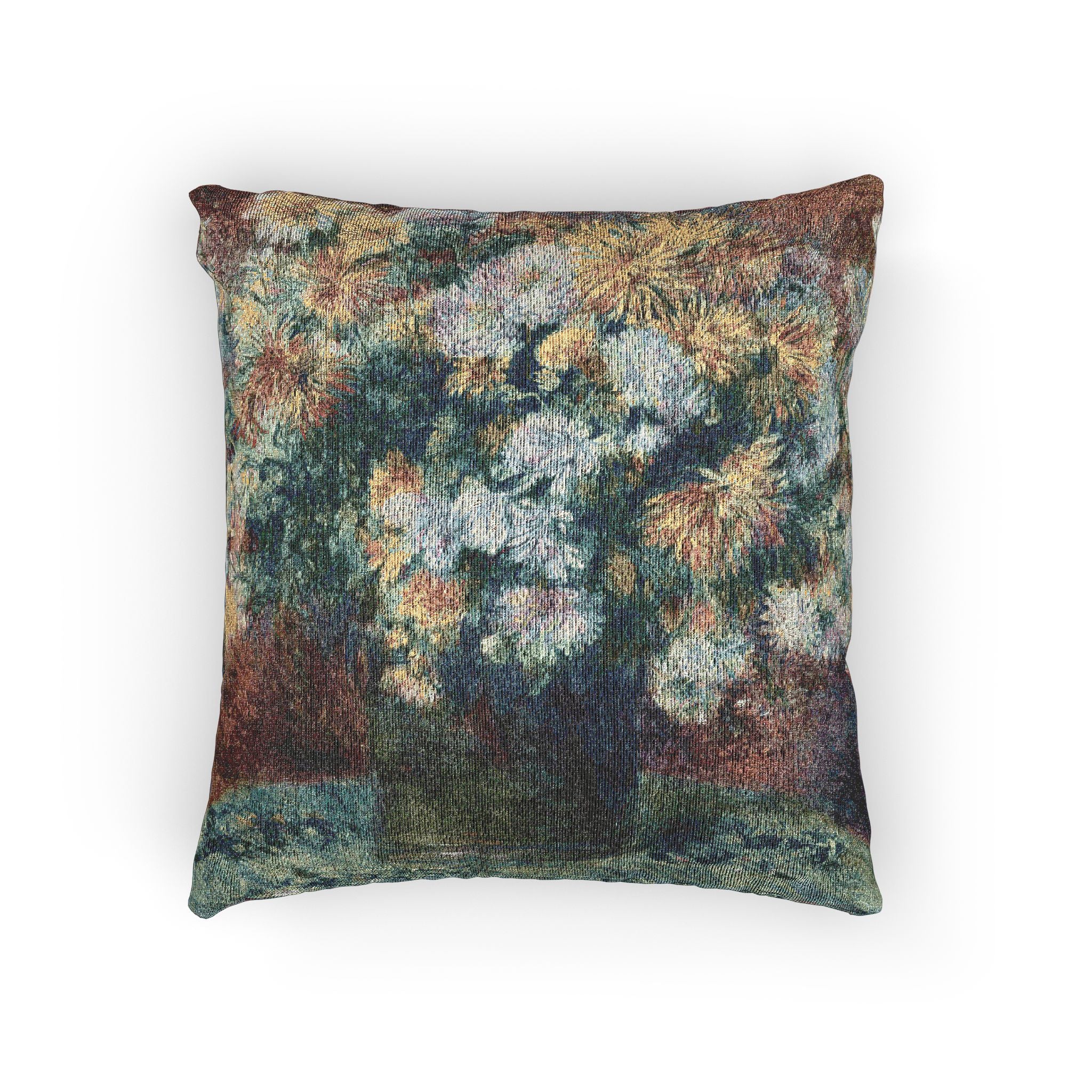 Pierre-Auguste Renoir - Chrysanthemums | Woven Pillow