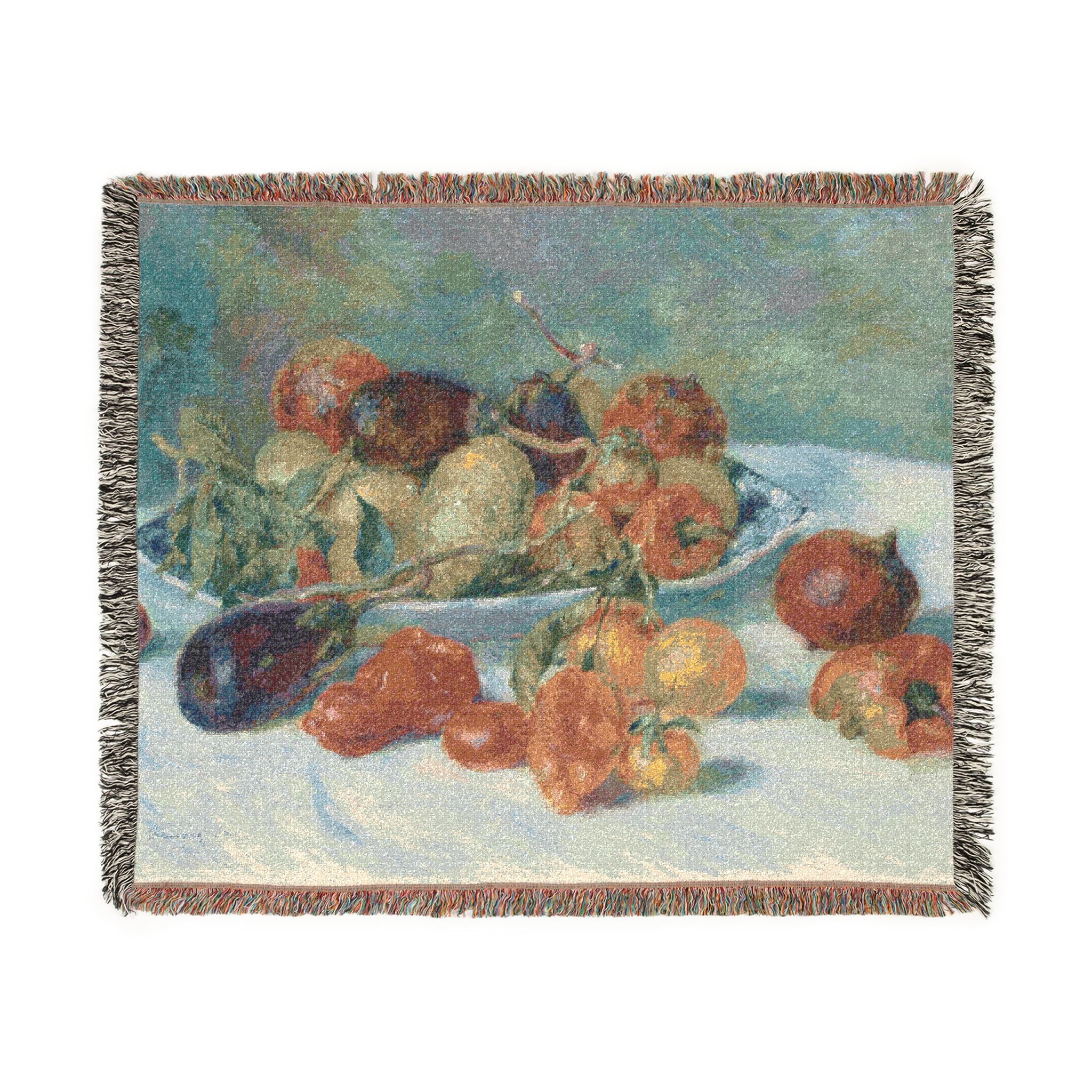 Pierre-Auguste Renoir - Fruits of the Midi | Woven Tapestry Blanket - Image 7