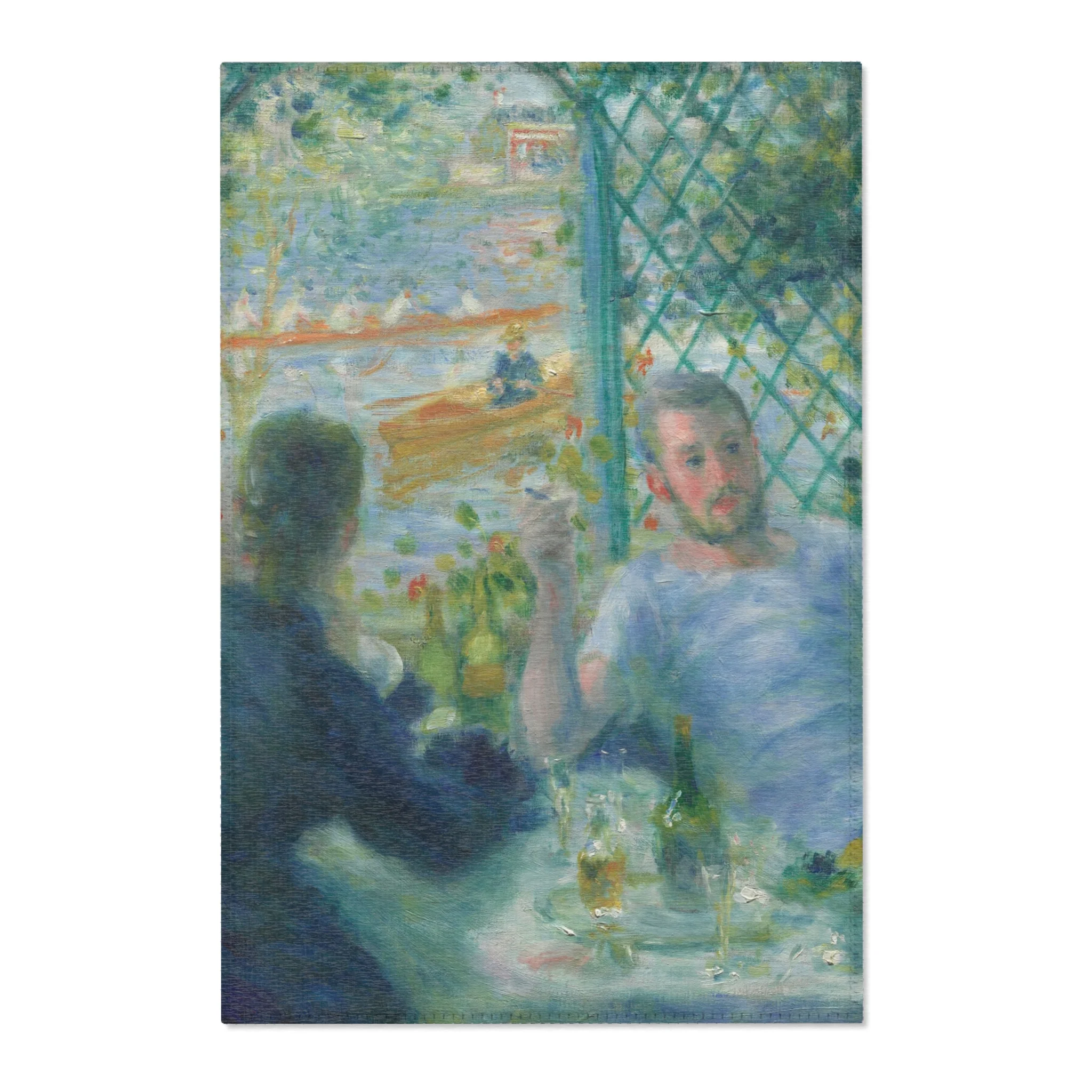 Pierre-Auguste Renoir - Lunch at the Restaurant Fournaise (The Rowers' Lunch) | Area Rug