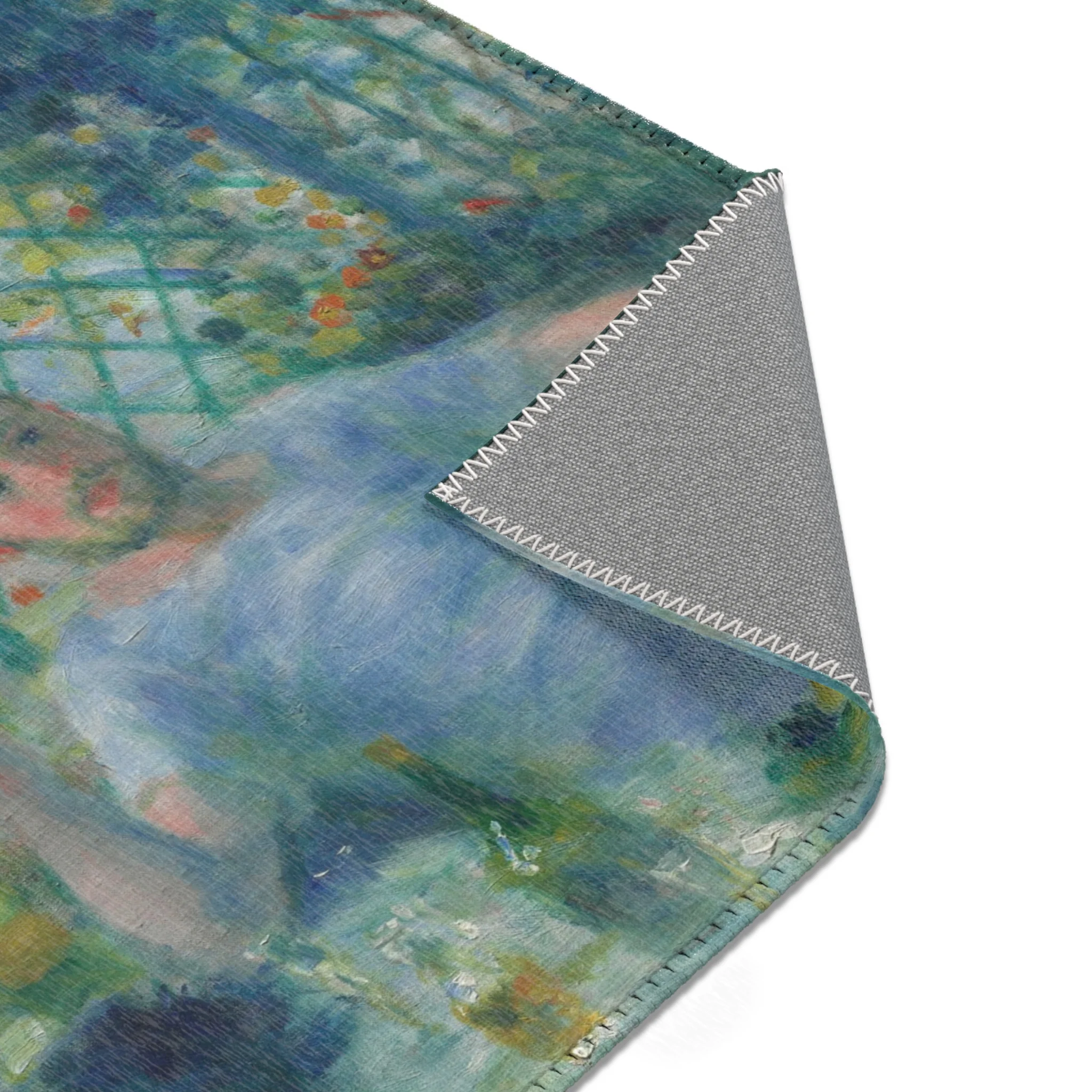 Pierre-Auguste Renoir - Lunch at the Restaurant Fournaise (The Rowers' Lunch) | Area Rug - Image 13