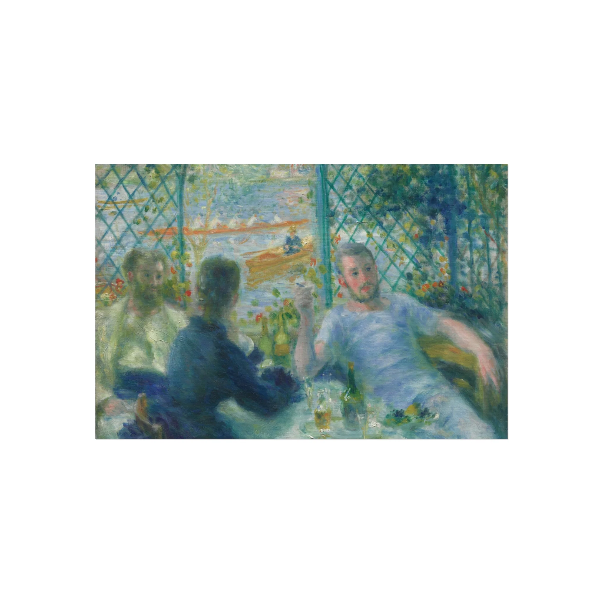 Pierre-Auguste Renoir - Lunch at the Restaurant Fournaise (The Rowers' Lunch) | Fine Art Poster - Image 4