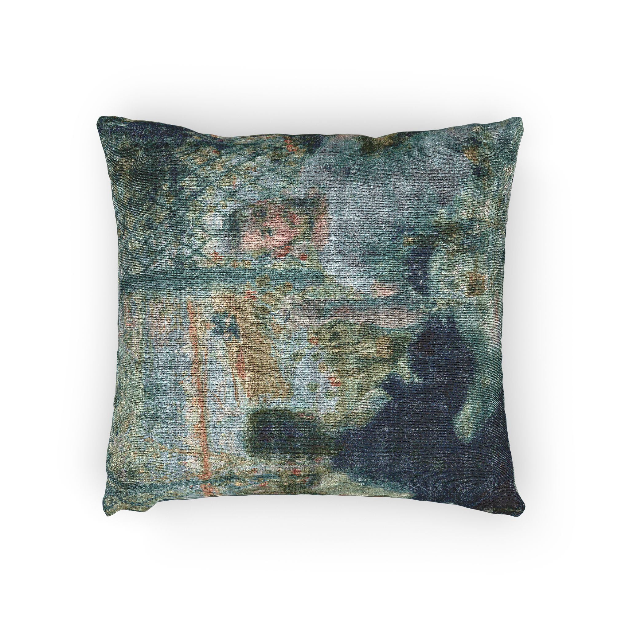 Pierre-Auguste Renoir - Lunch at the Restaurant Fournaise (The Rowers' Lunch) | Woven Pillow - Image 2