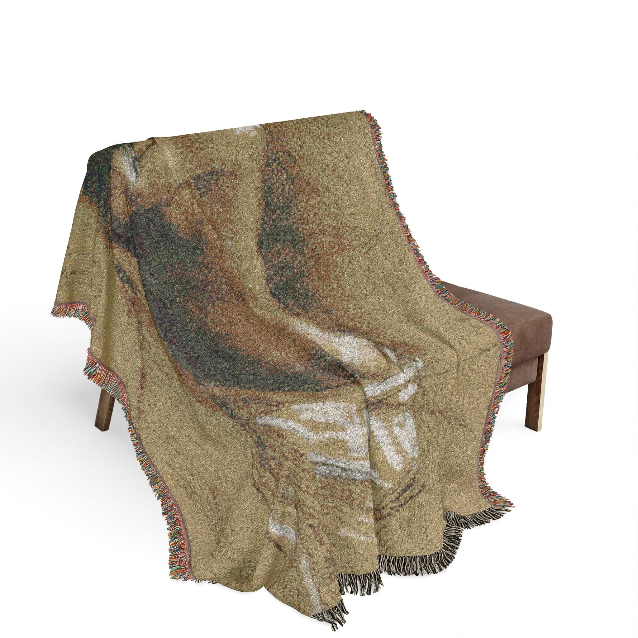 Pierre Puvis de Chavannes - Study of a Sleeping Woman | Woven Tapestry Blanket - Image 3