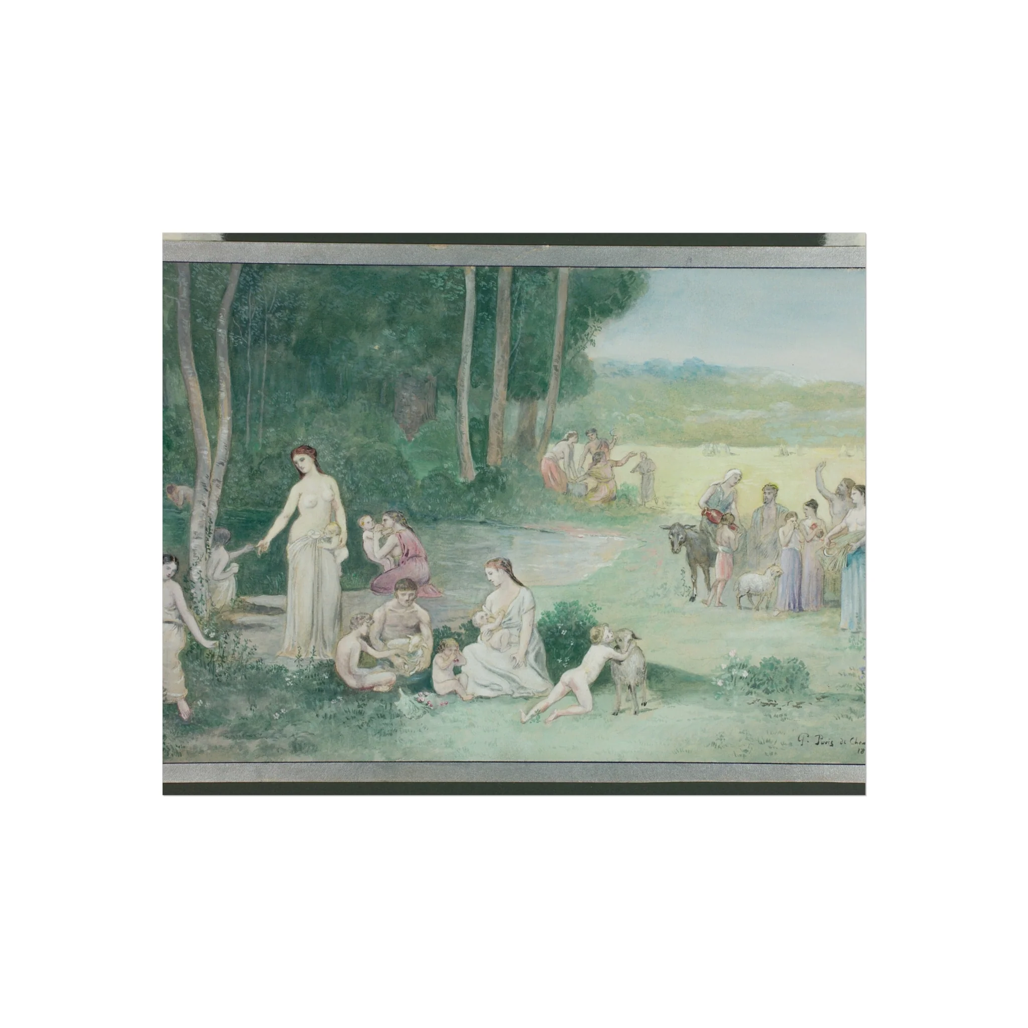 Pierre Puvis de Chavannes - Summer | Fine Art Poster - Image 2