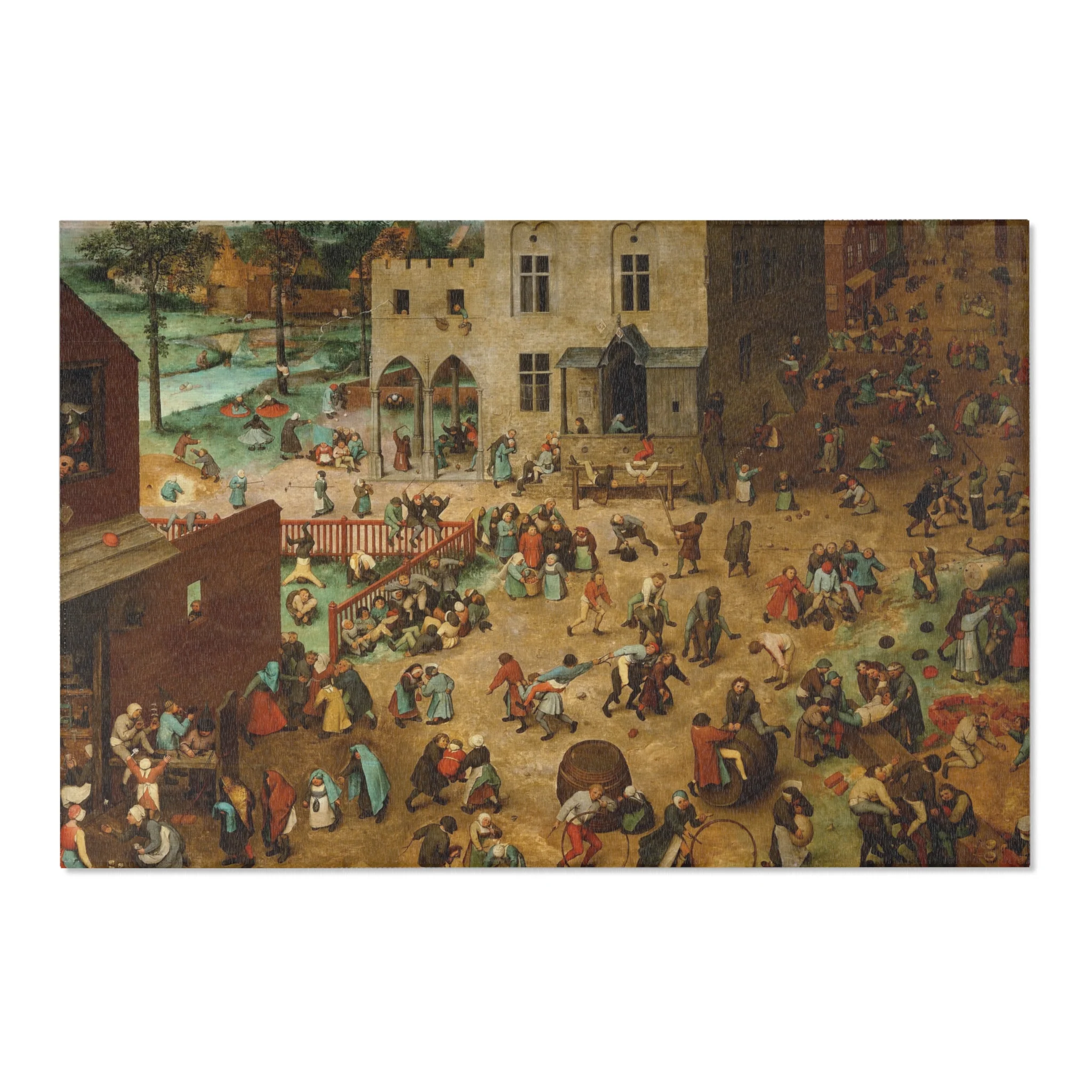 Pieter Bruegel the Elder - Children’s Games - Google Art Project | Area Rug - Image 6
