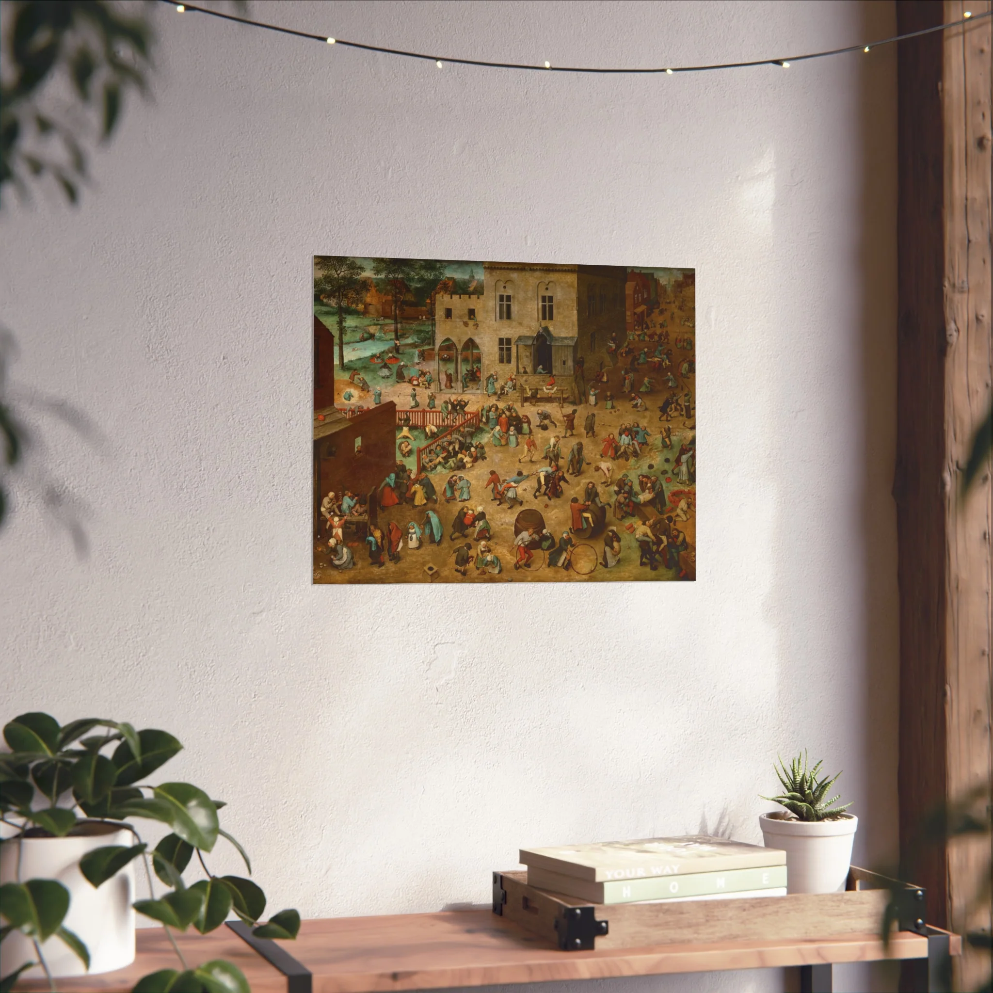 Pieter Bruegel the Elder - Children’s Games - Google Art Project | Fine Art Poster - Image 8