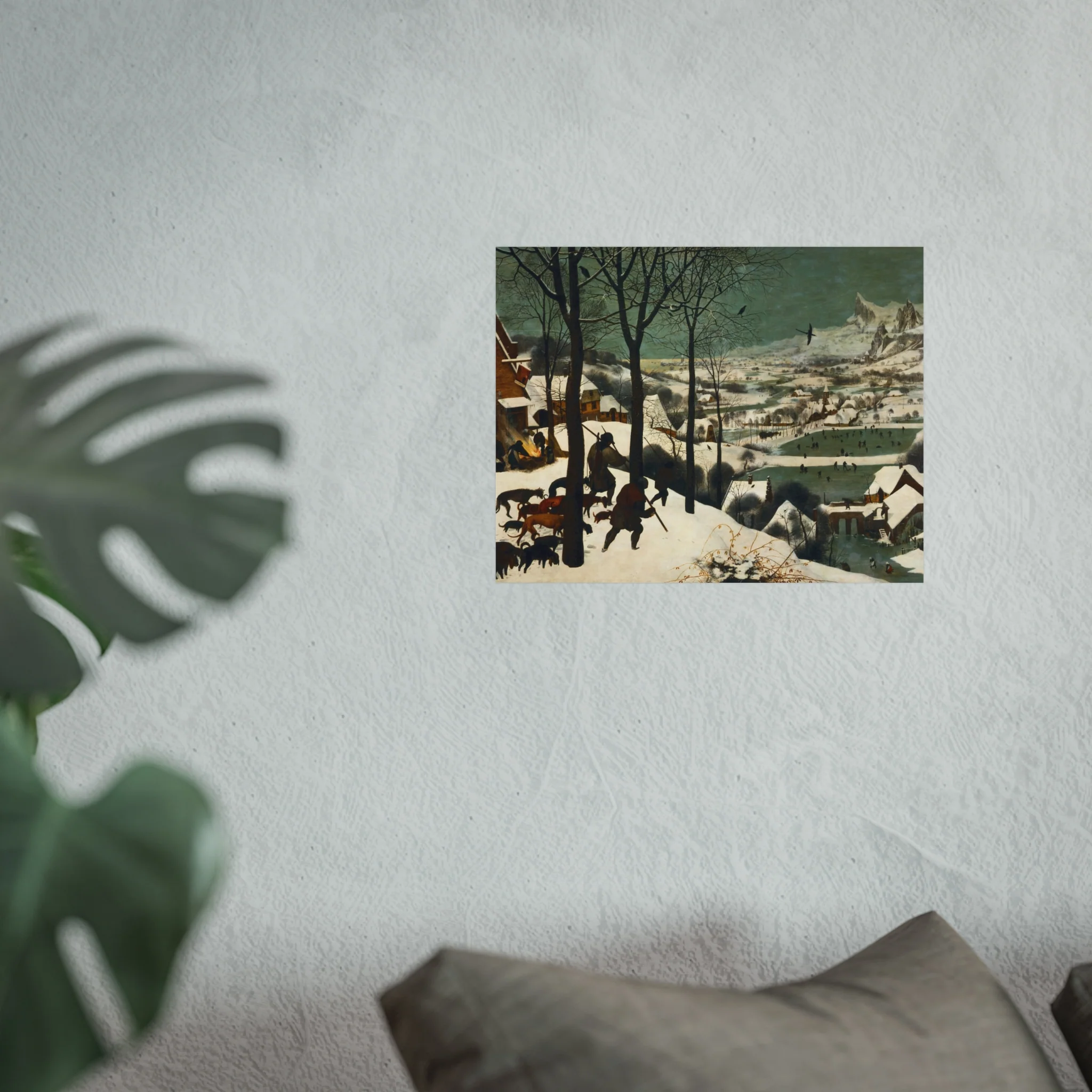 Pieter Bruegel the Elder - Hunters in the Snow (Winter) - Google Art Project | Fine Art Poster - Image 5