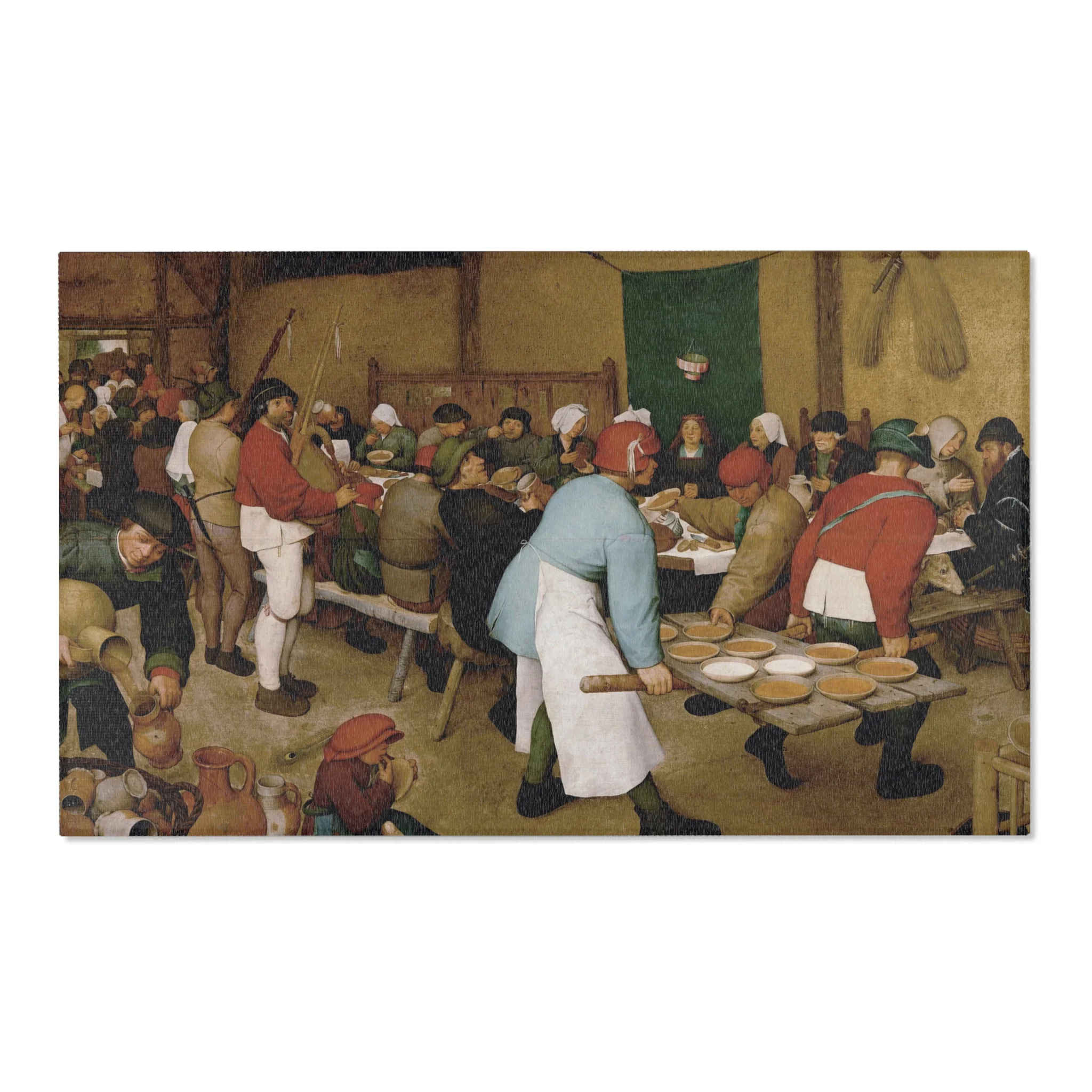 Pieter Bruegel the Elder - Peasant Wedding - Google Art Project 2 | Area Rug - Image 5