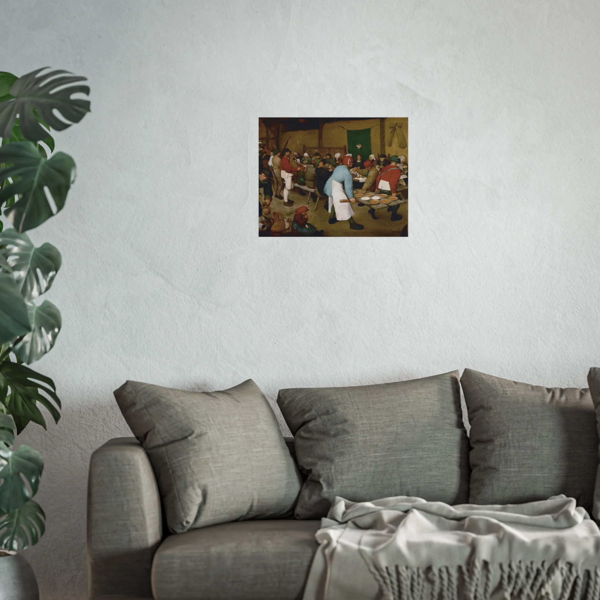 Pieter Bruegel the Elder - Peasant Wedding - Google Art Project 2 | Fine Art Poster - Image 7