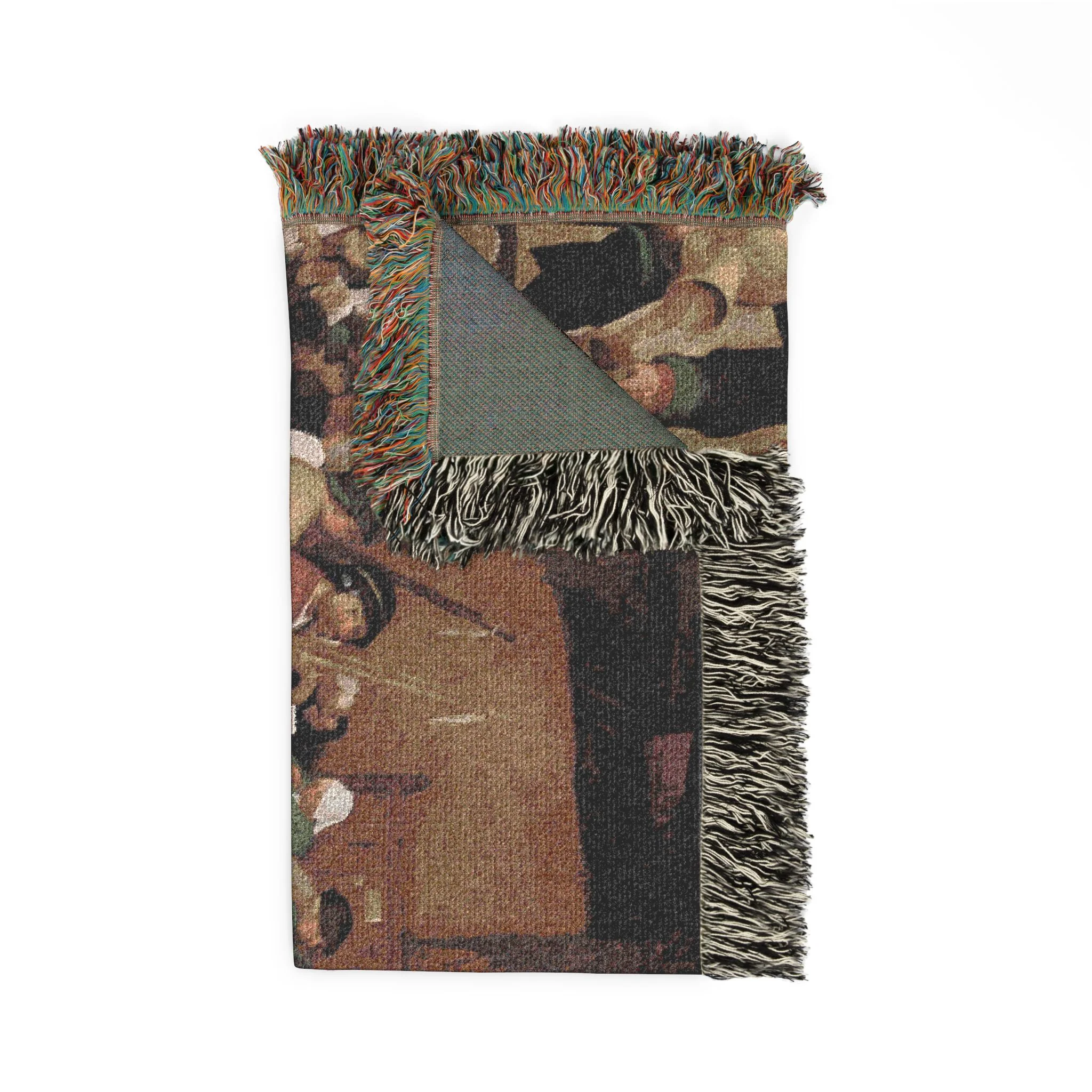 Pieter Bruegel the Elder - Peasant Wedding - Google Art Project 2 | Woven Tapestry Blanket - Image 5