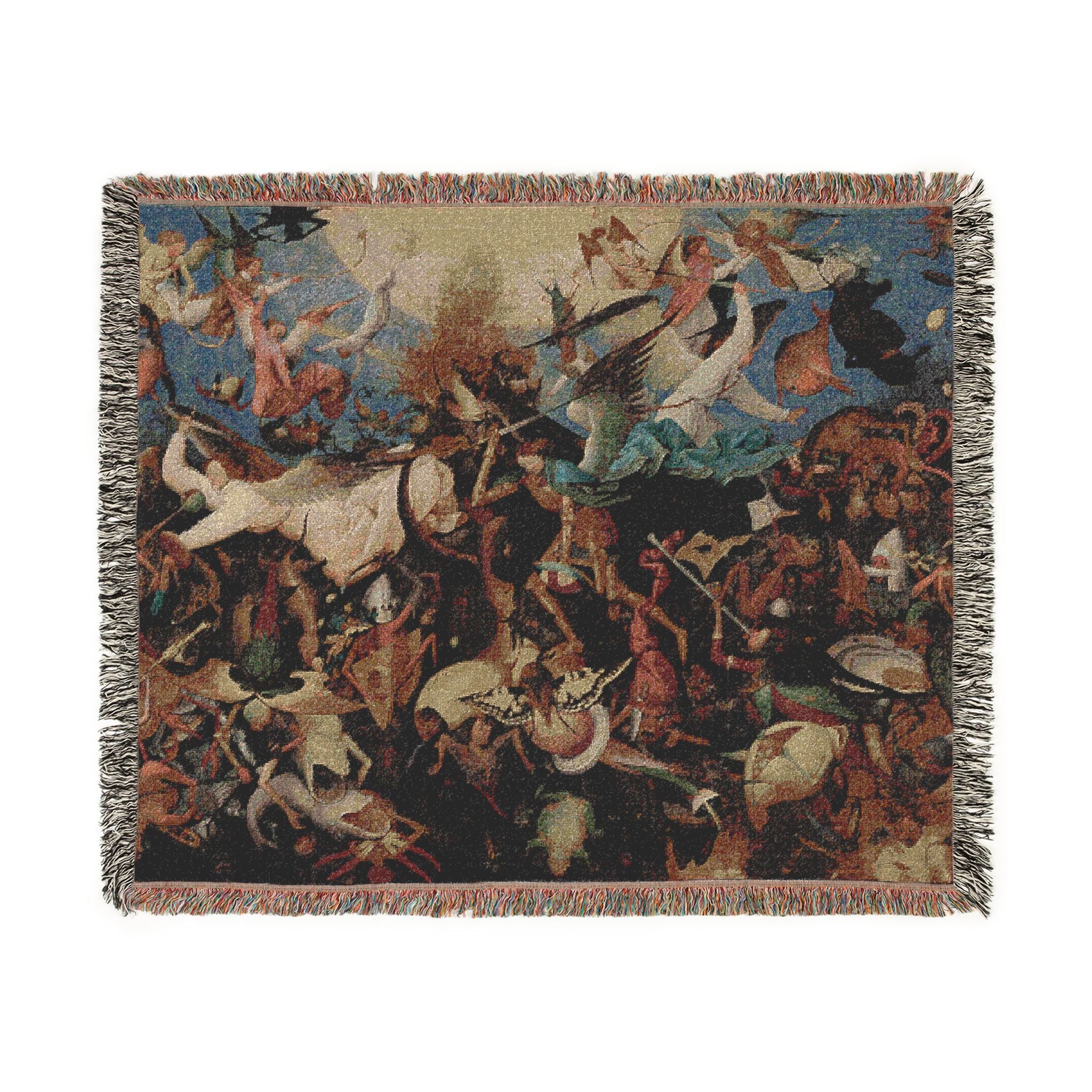Pieter Bruegel the Elder - The Fall of the Rebel Angels - Google Art Project | Woven Tapestry Blanket - Image 2