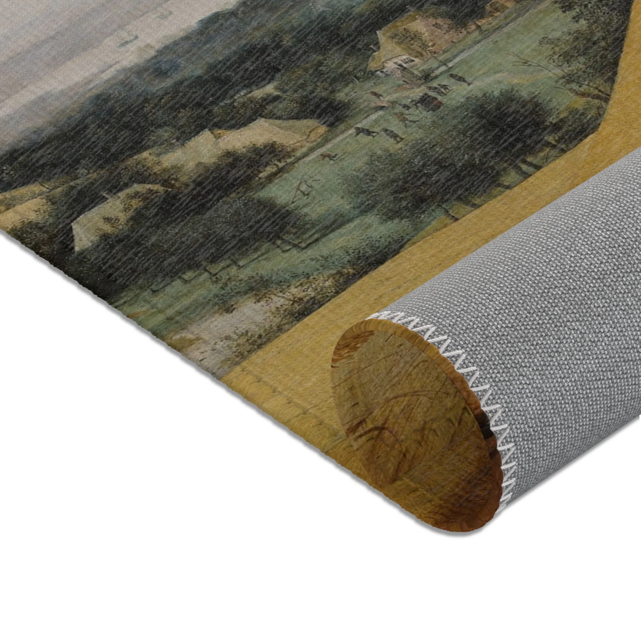 Pieter Bruegel the Elder- The Harvesters - Google Art Project | Area Rug - Image 8