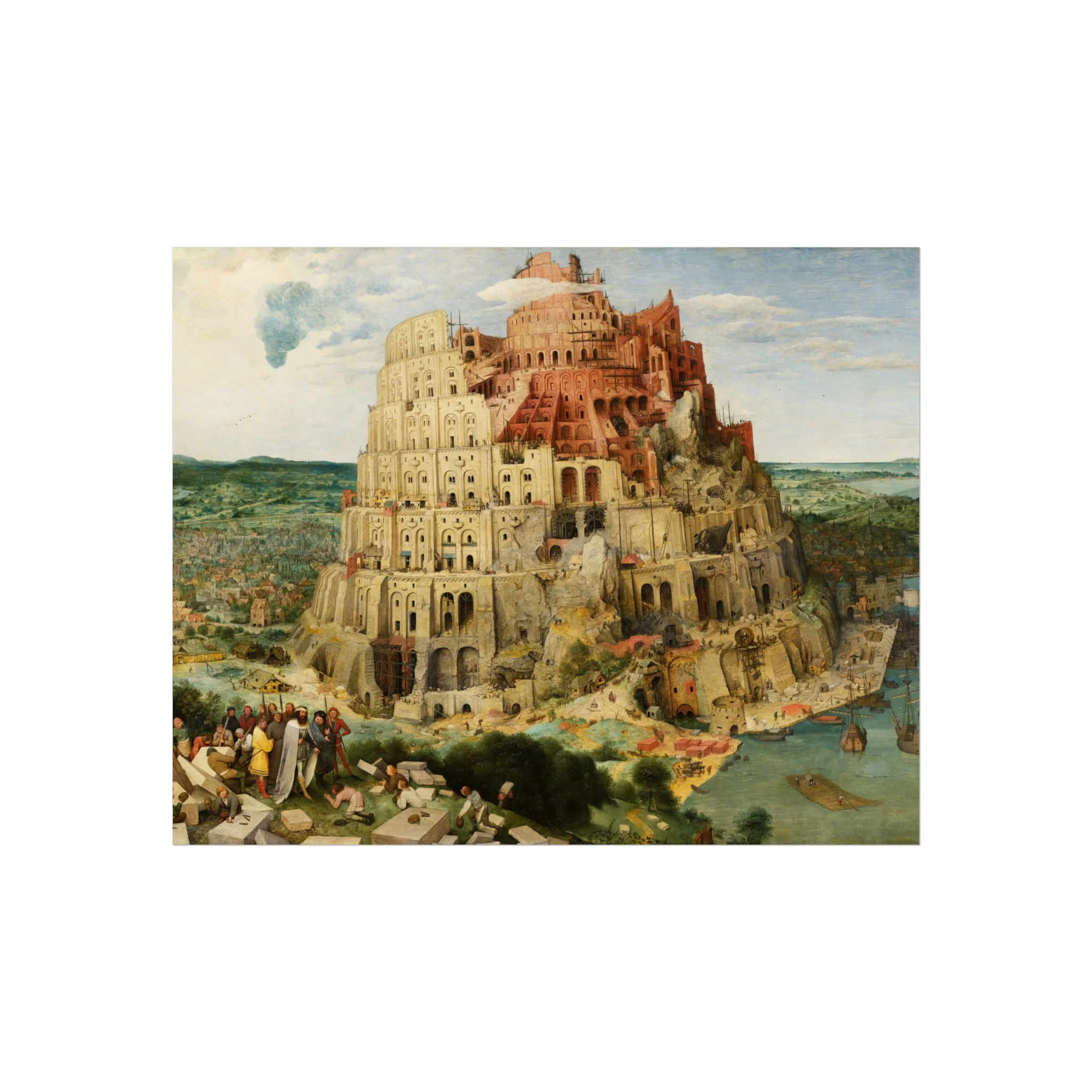 Pieter Bruegel the Elder - The Tower of Babel (Vienna) - Google Art Project - edited | Fine Art Poster - Image 2