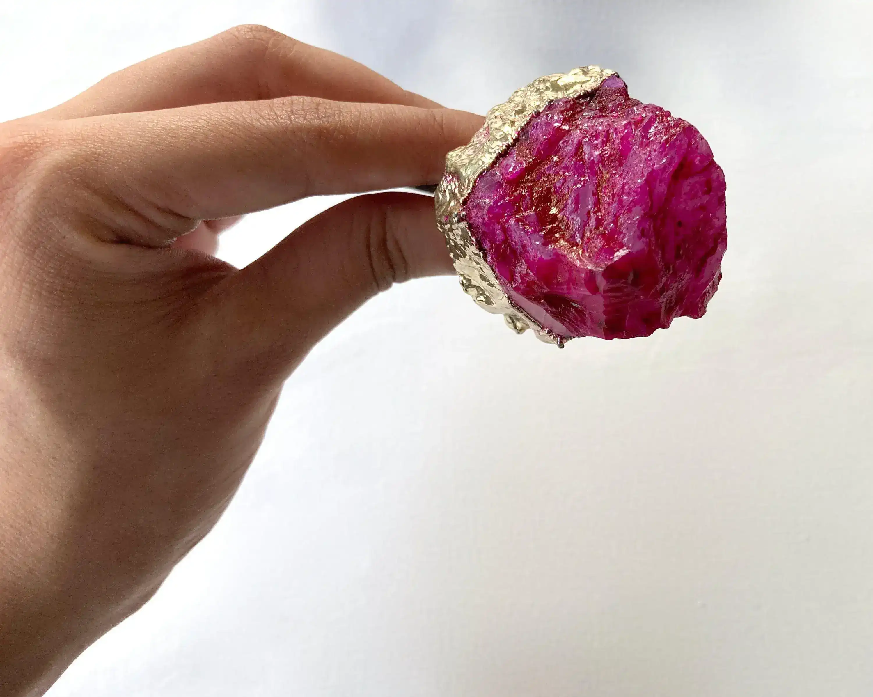 Pink Agate Cabinet Door Pull Handle - Set of 4 - Image 2