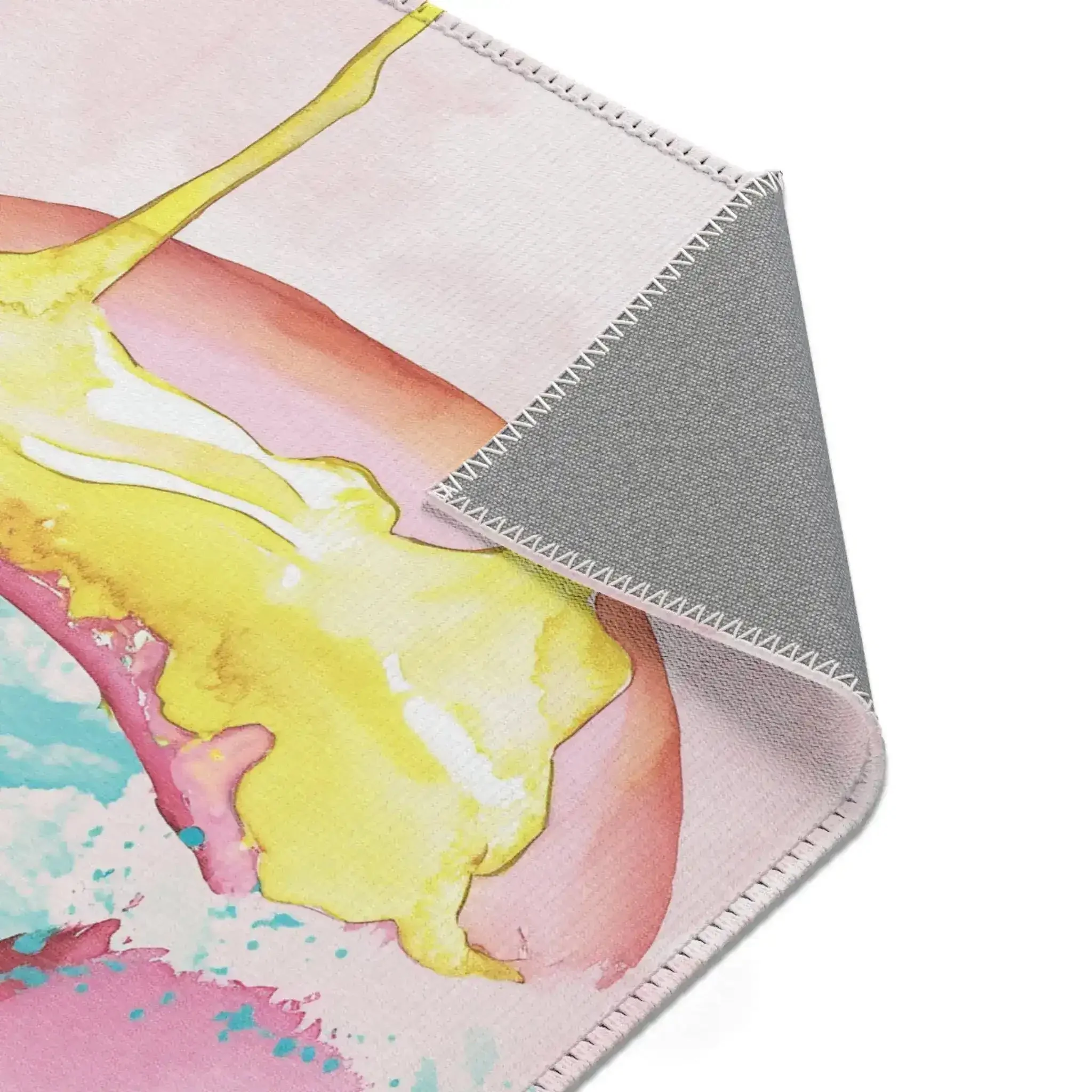 Pink Donut Drip Accent Rug - Image 6