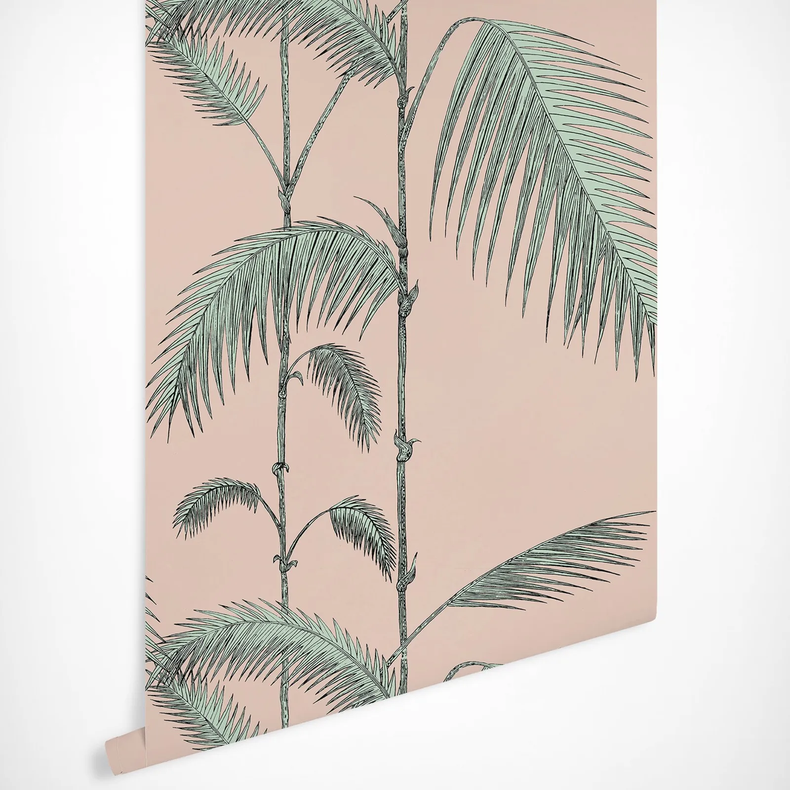 Pink Palm Leaves Wallpaper - Image 5